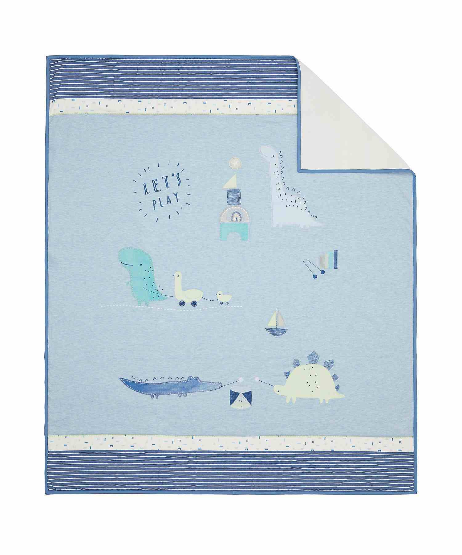 Mothercare Sleepysaurus Bed in A Bag - Pack of 4 - Blue
