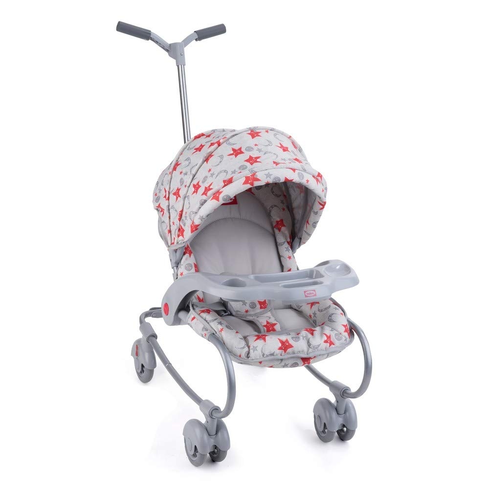 Mothercare | Nuluv Baby Stroller Cum Rocker Grey 0