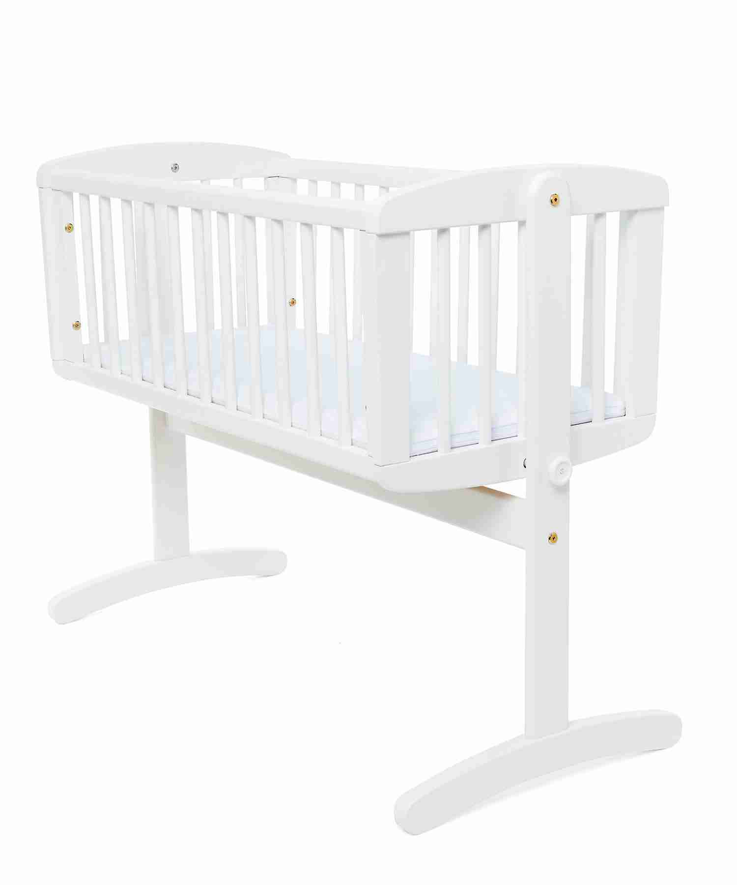 Mothercare Unisex Swinging Baby Cots and Cribs - White