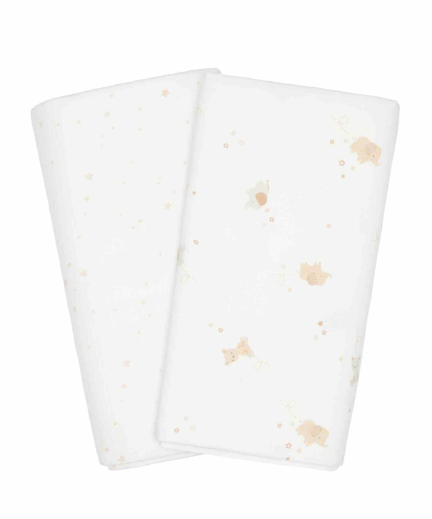Mothercare Little and Loved Muslins Xl - Pack of 2 - Cream
