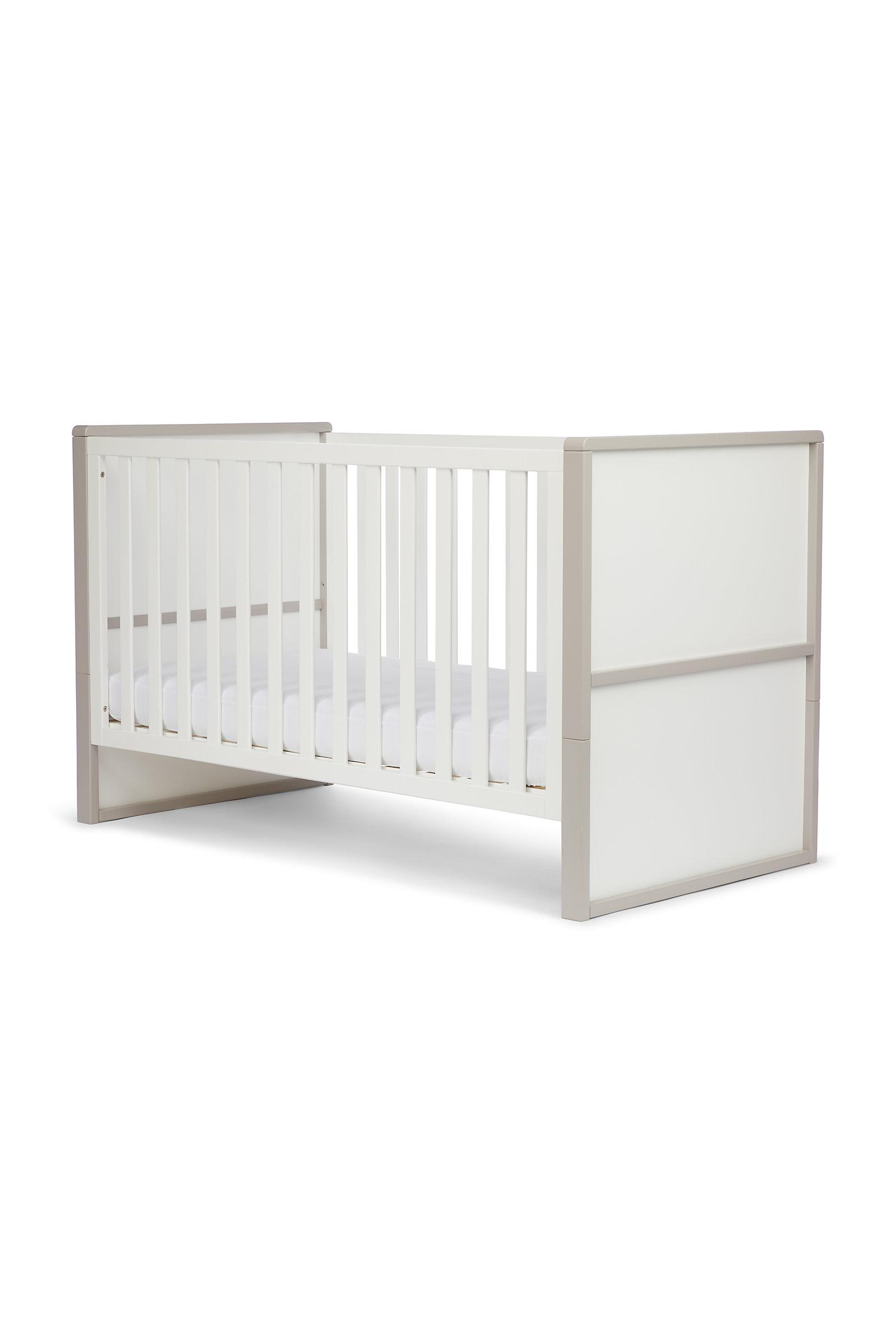 Mothercare Unisex Hartland Baby Cots and Cribs - Grey