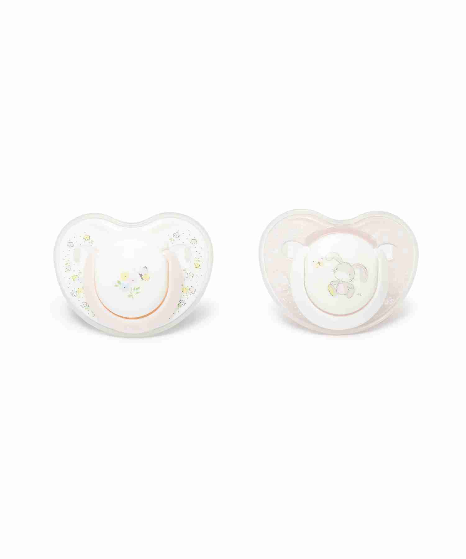 Mothercare Spring Flower Baby Soothers - Pack of 2 - Multicolor
