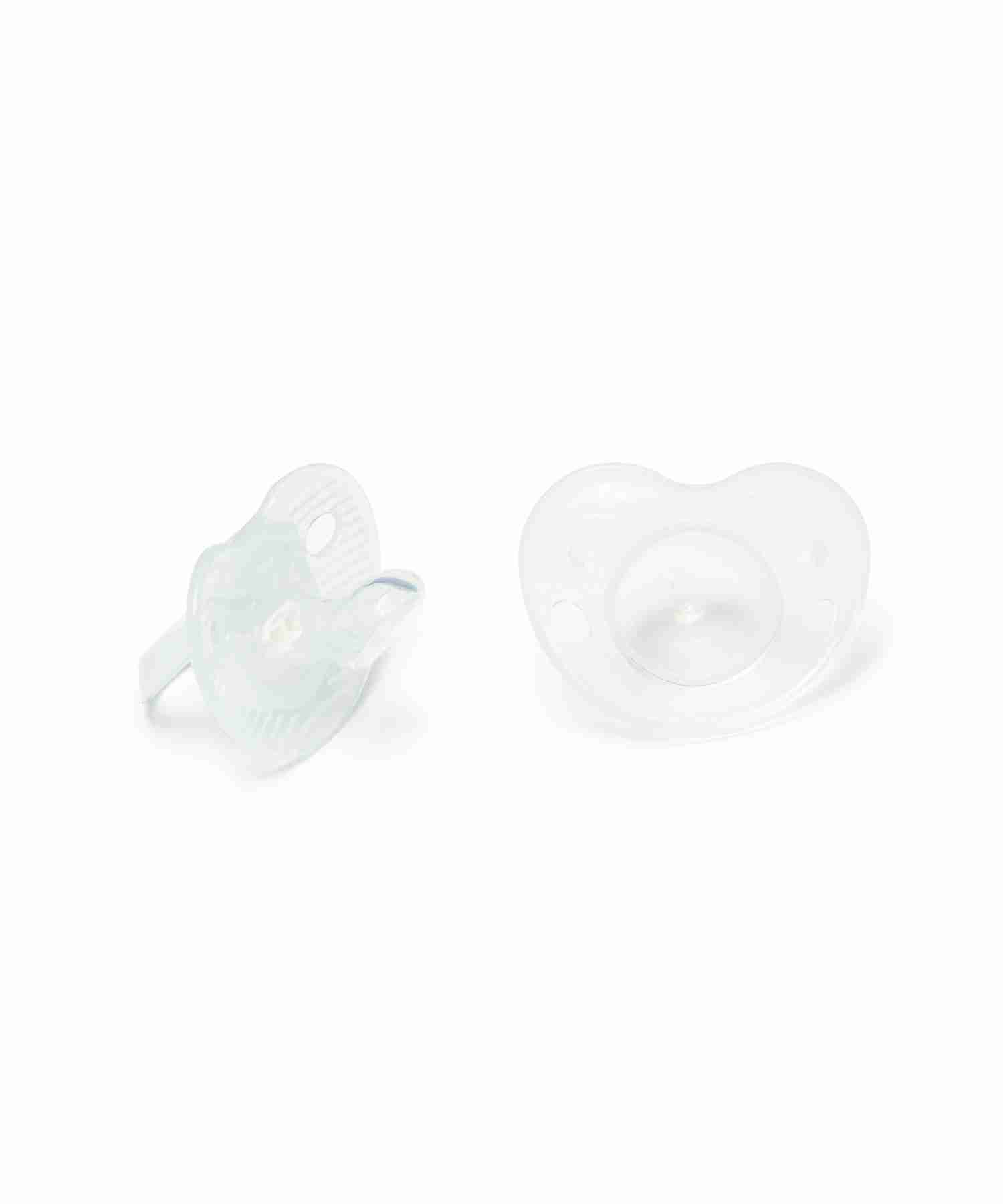 Mothercare Elephant and Giraffe Baby Soothers - Pack of 2 - Multicolor