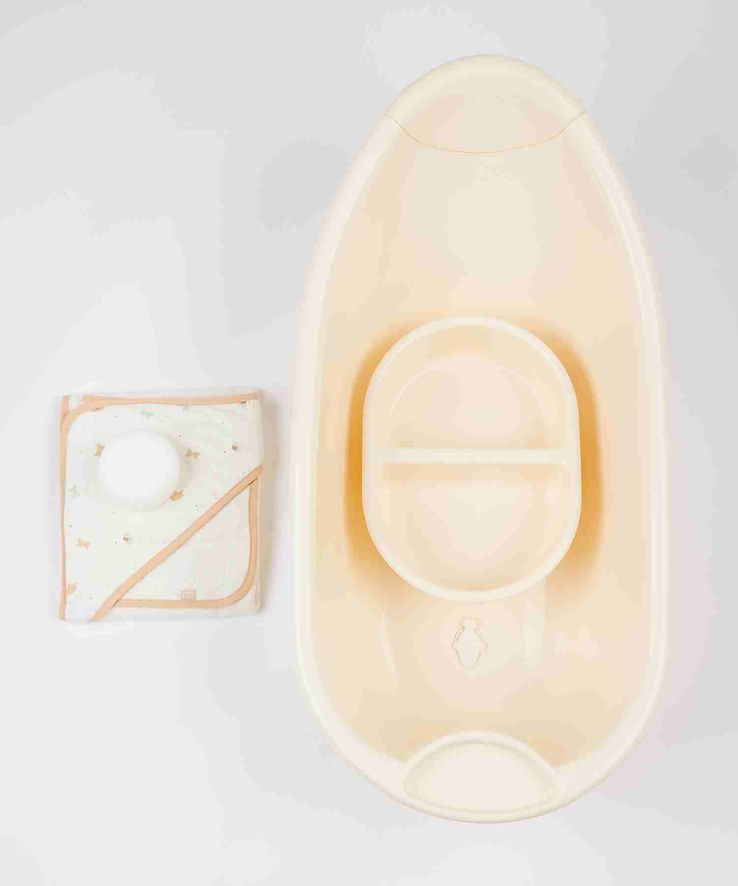 Mothercare Little and Loved Bath Stand and Box - Pack of 4 - Cream