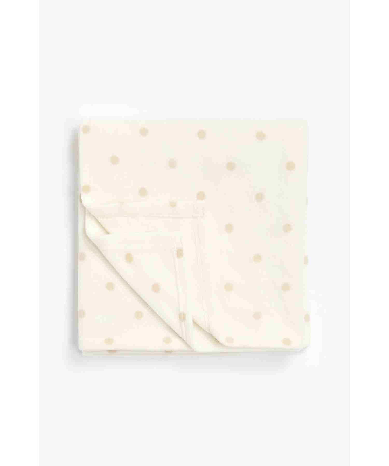 Mothercare Unisex Soft Baby Blankets - Cream