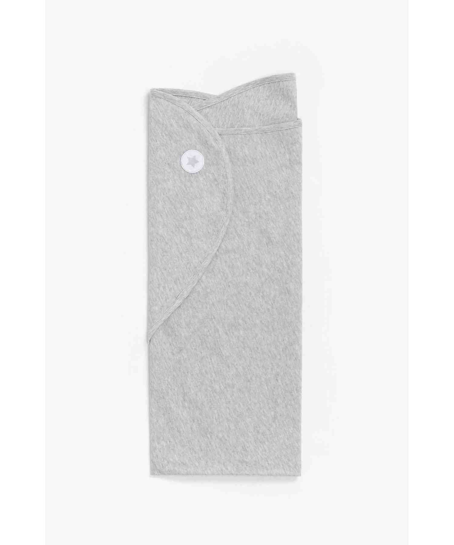 Mothercare Unisex 100% Cotton SoftSwaddles - Grey