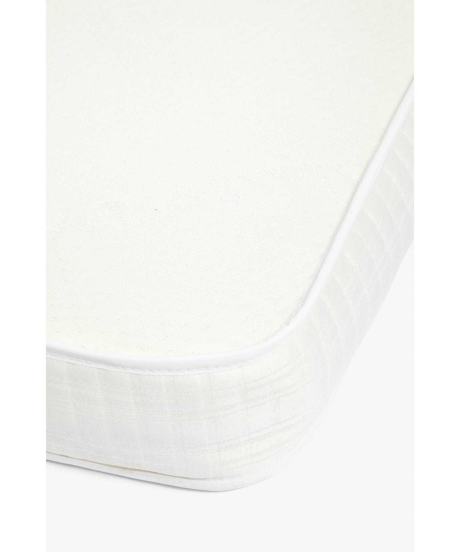 Mothercare Anti Allergy Spring Cotbed Mattress - White