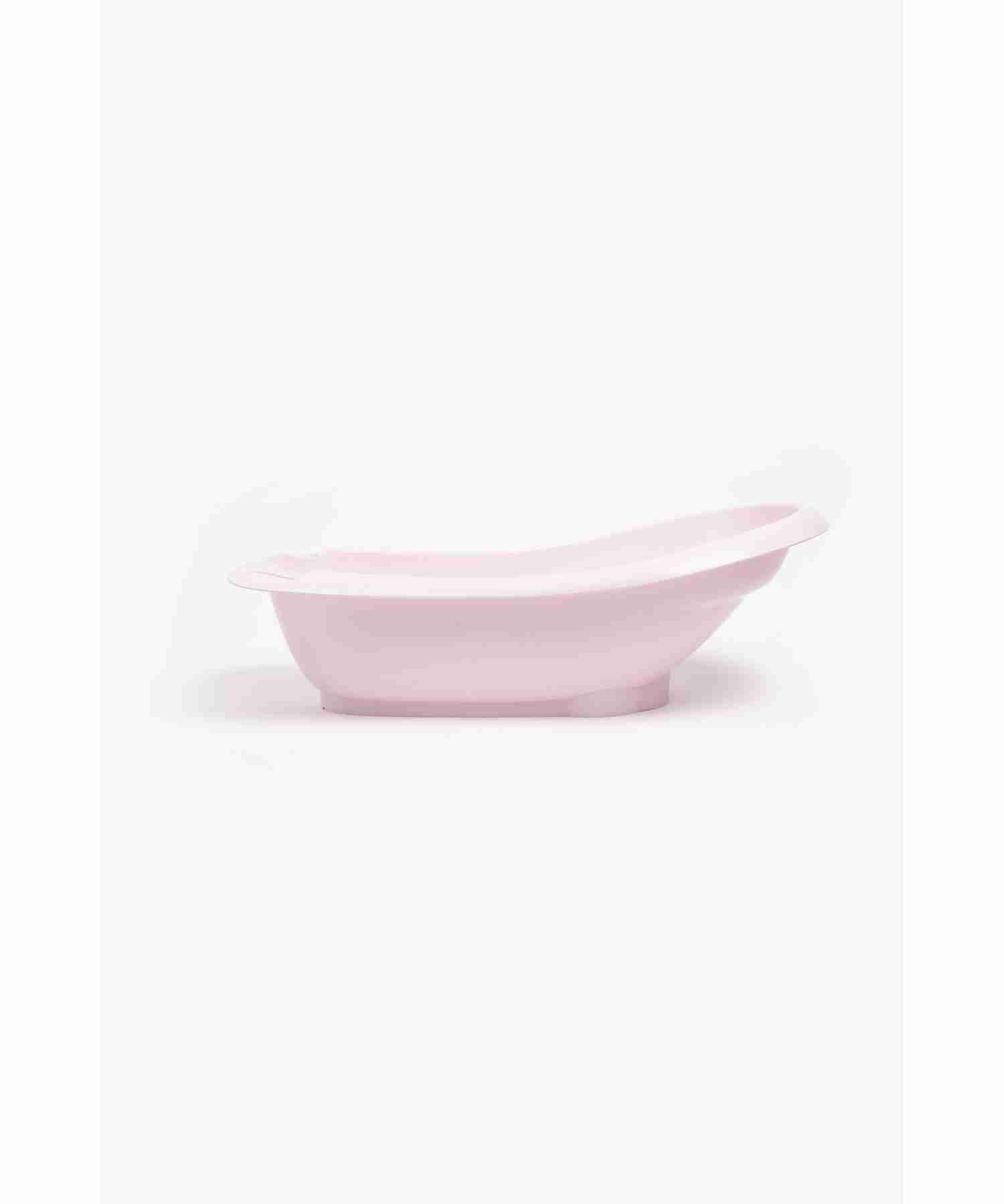 Mothercare Girls Drain And Plug Baby Bath Tub - Pink