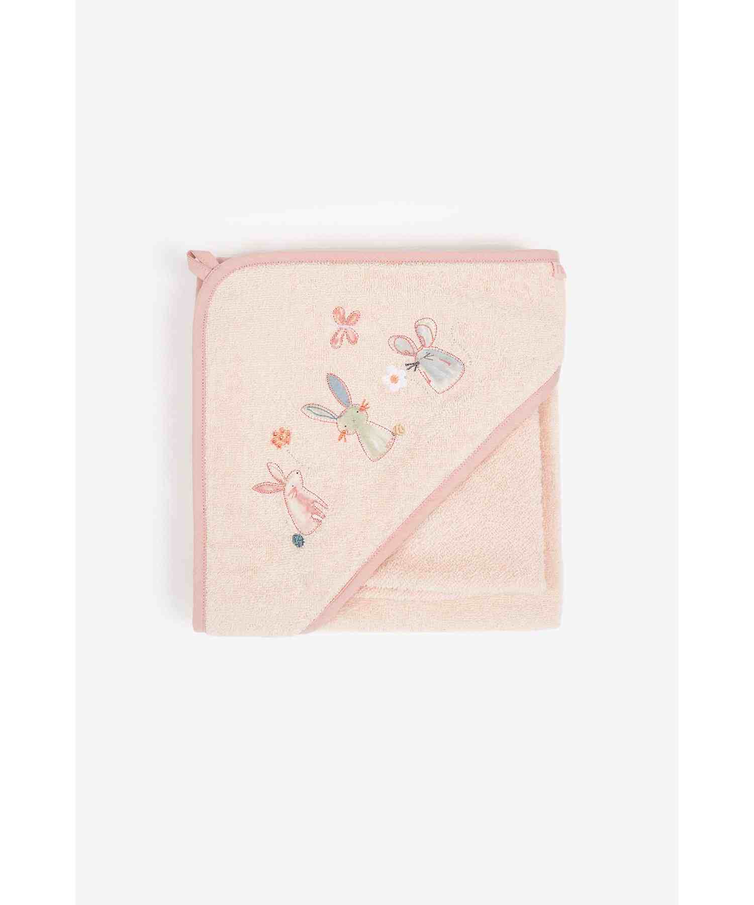 Mothercare Girls Drain And Plug Baby Bath Tub - Pink