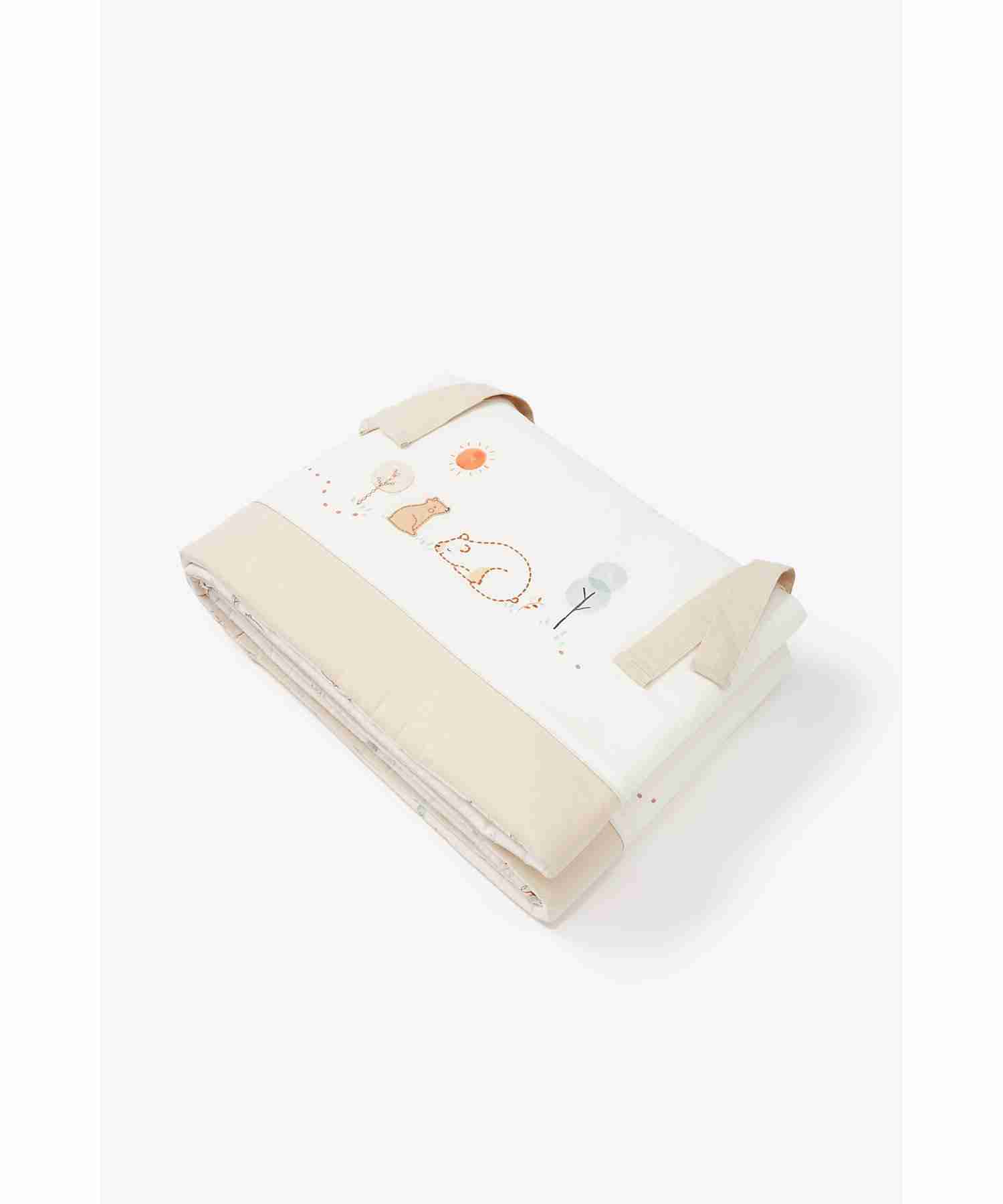 Mothercare Lovable Bear Long Bumper - Beige