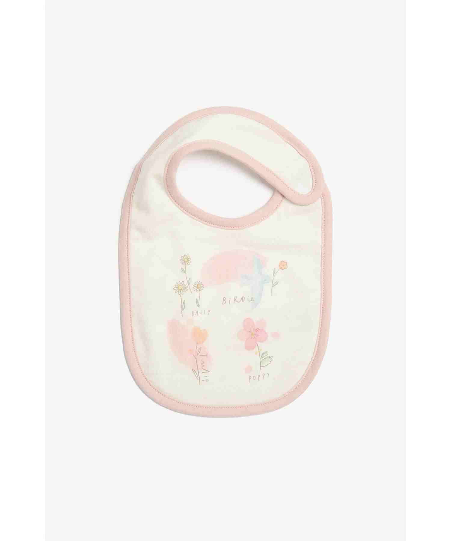 Mothercare Flutterby Bibs - Pack of 3 - Pink