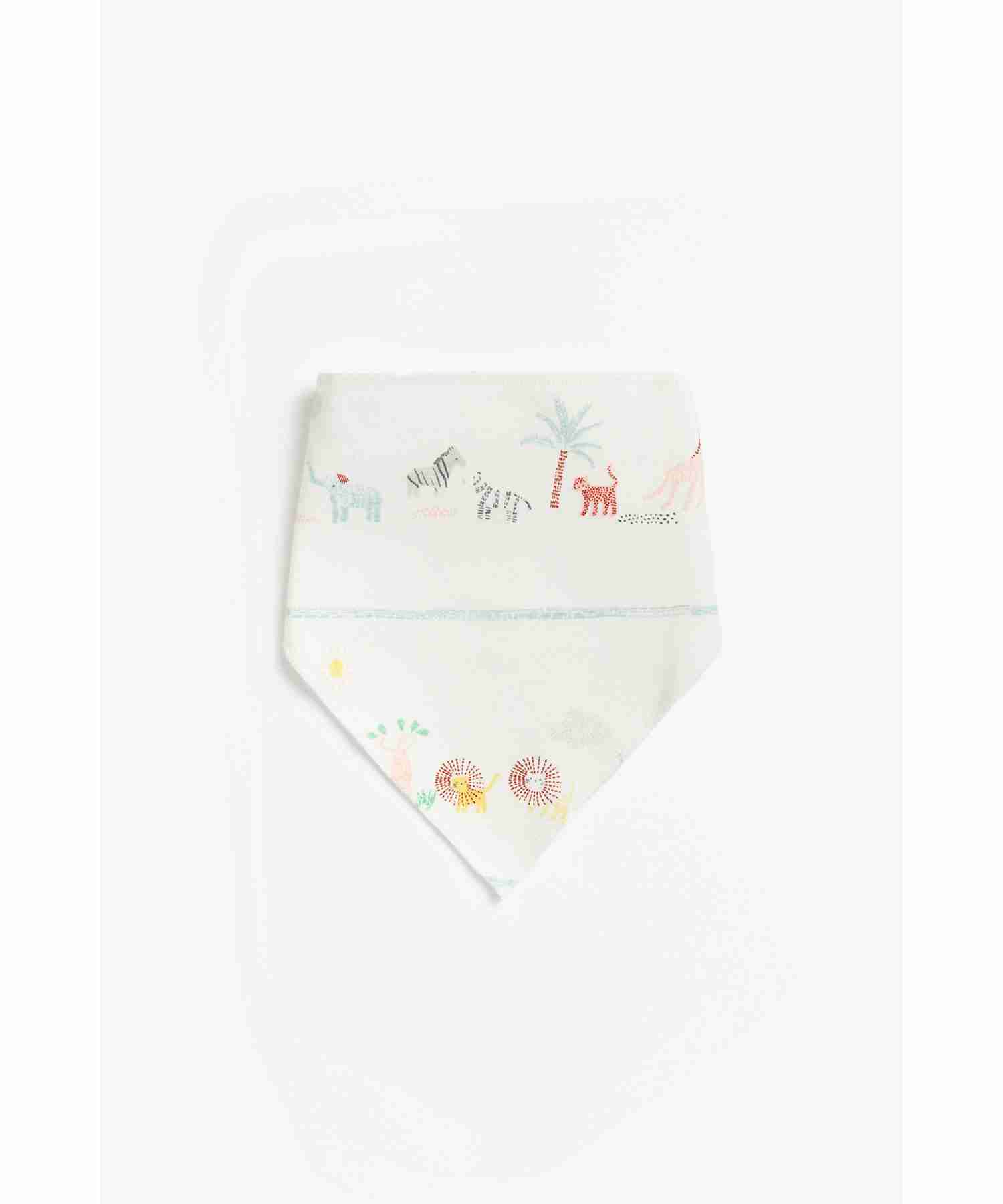 Mothercare Animal Kingdom Dribbler - Pack of 3 - Multicolor