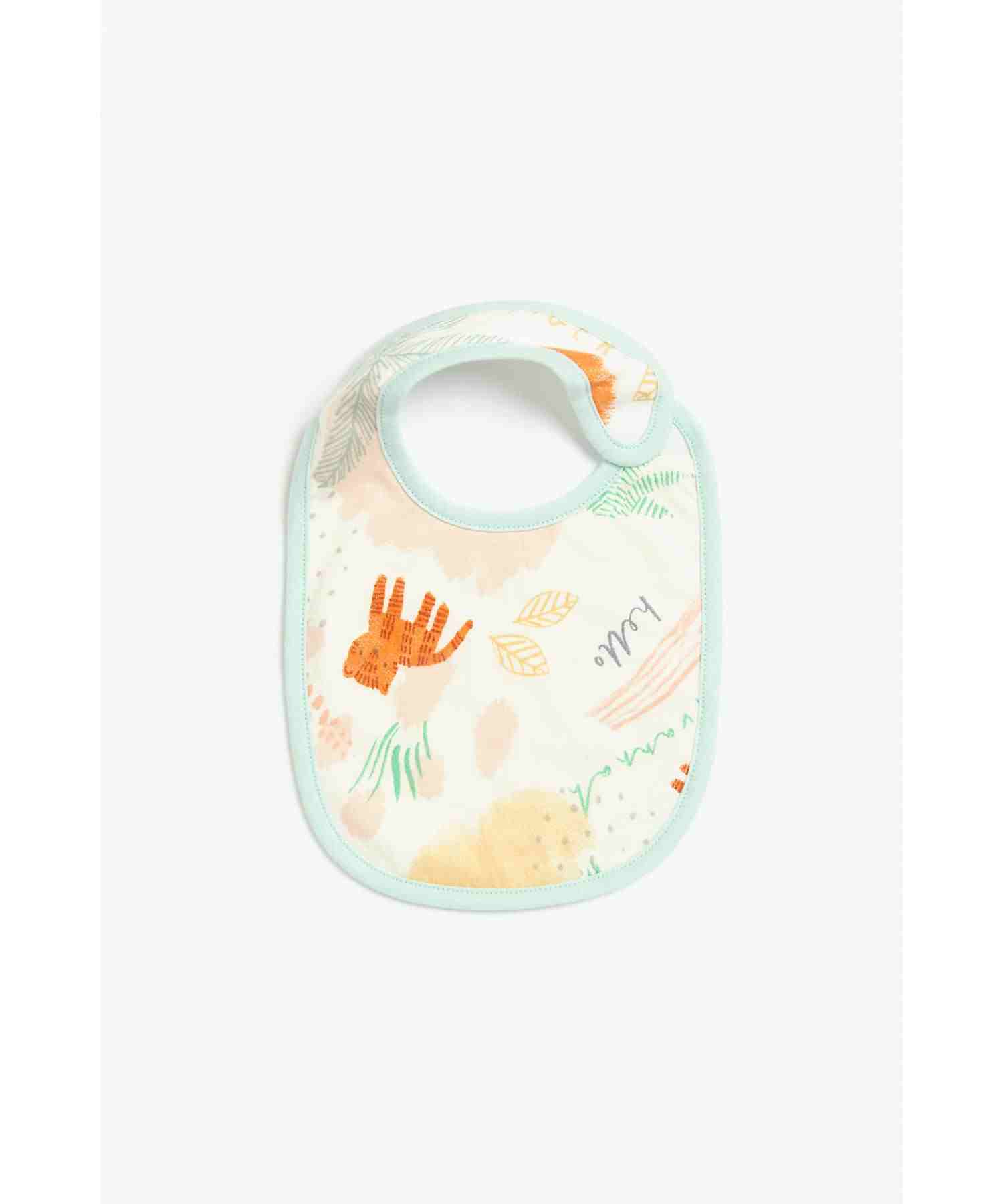 Mothercare Animal Kingdom Mummy Daddy Bibs - Pack of 3 - Multicolor