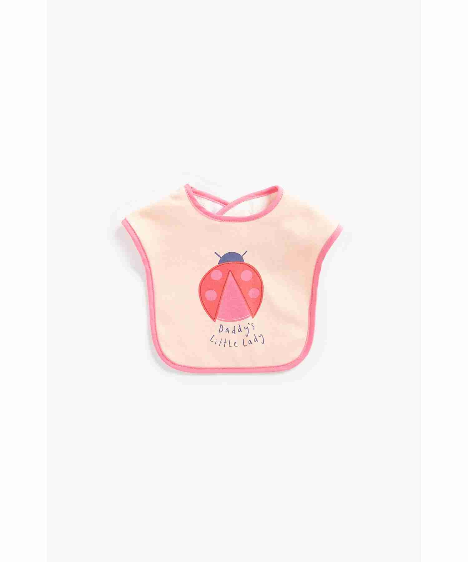 Mothercare Strawberry Toddler Bibs - Pack of 3 - Multicolor