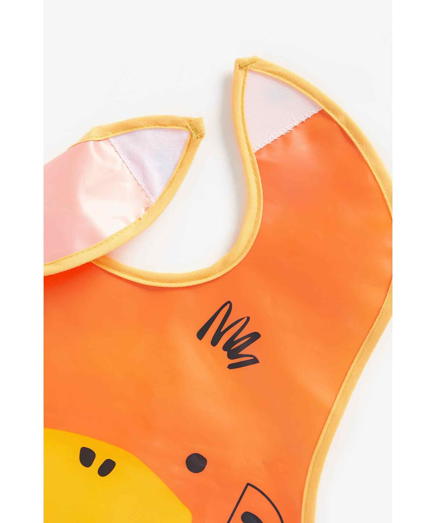 Mothercare Animals Crumb-Catcher Bibs - Pack of 2 - Multicolor