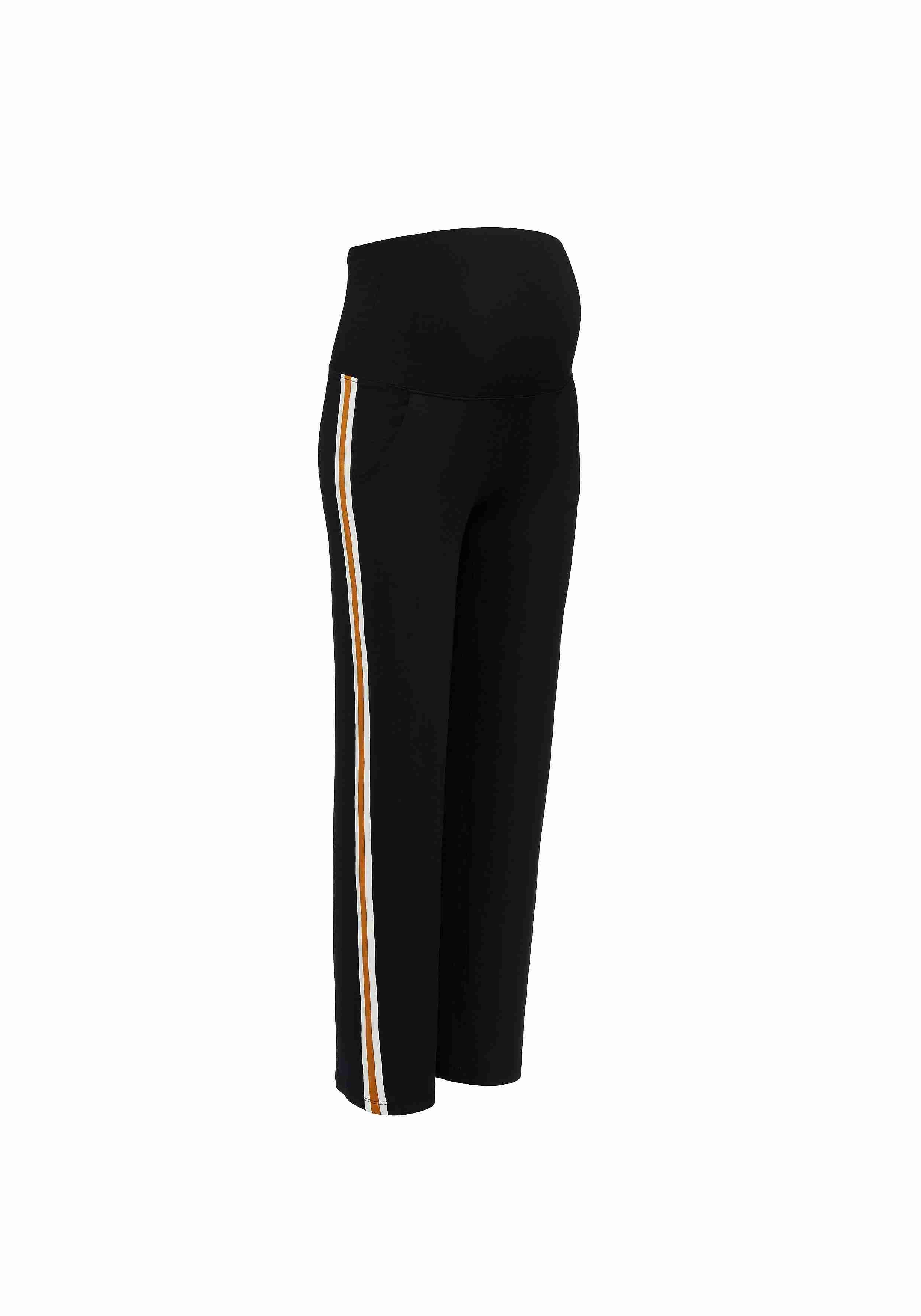 Wide-Leg Over-The-Bump Chinos