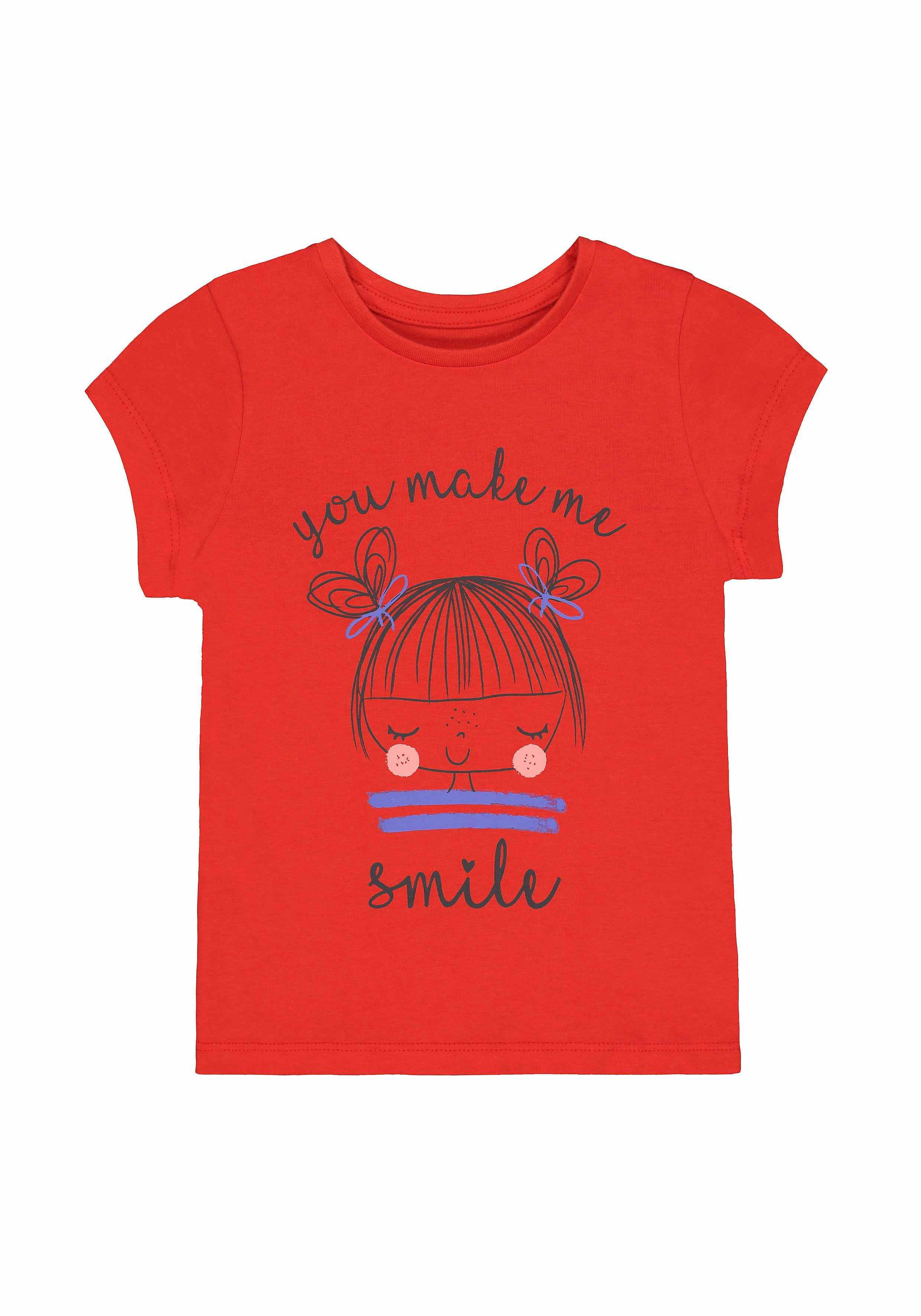 Red Printed T-Shirt