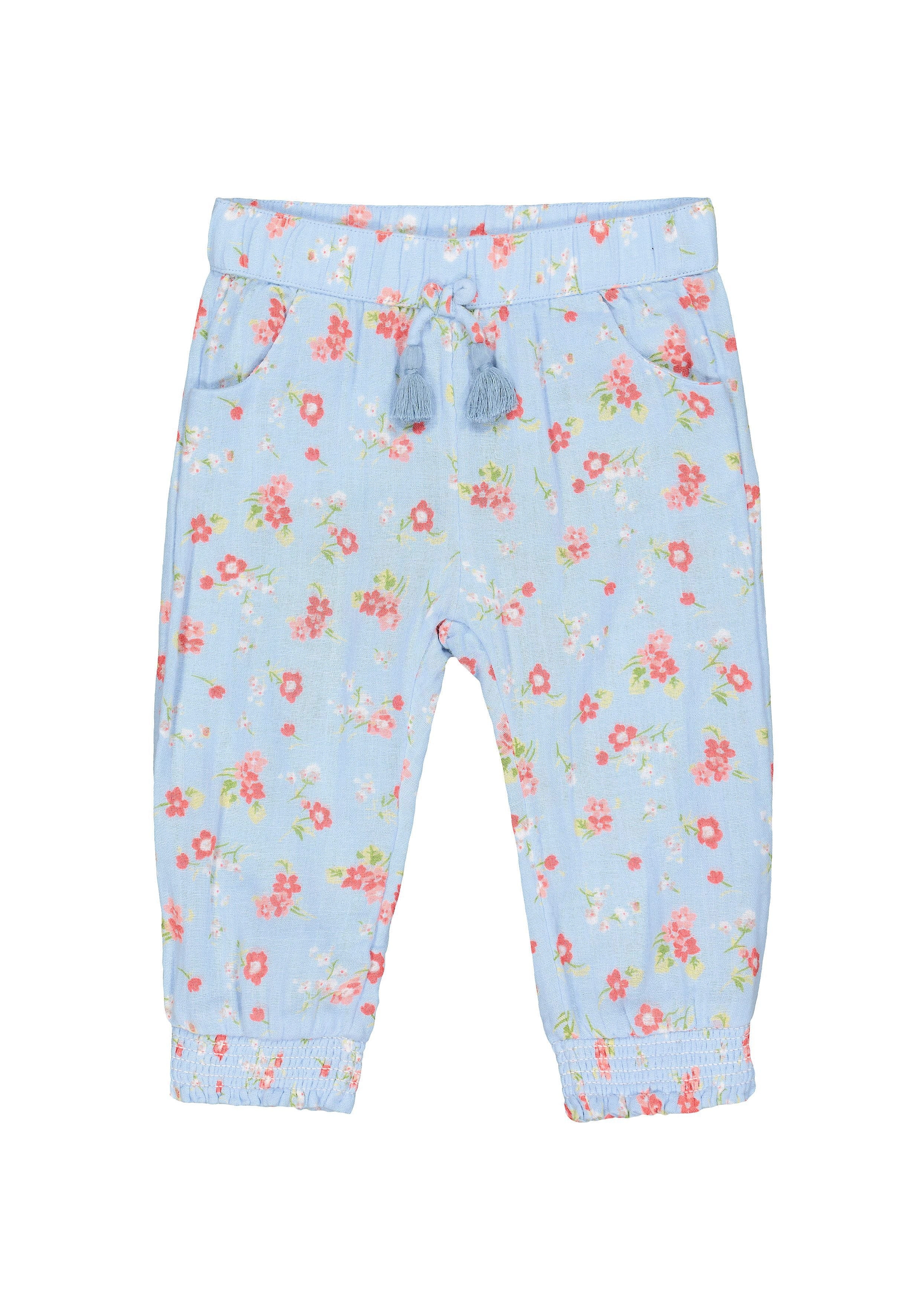 Mothercare | Blue Printed Joggers 0