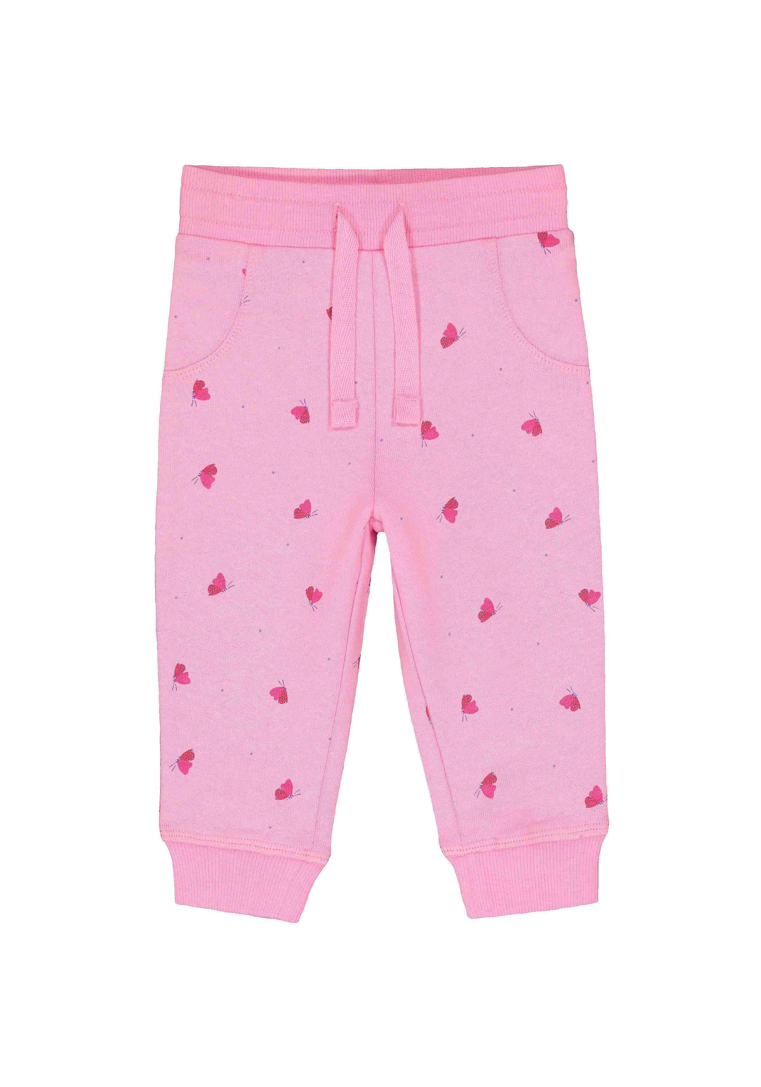 Pink Printed Joggers