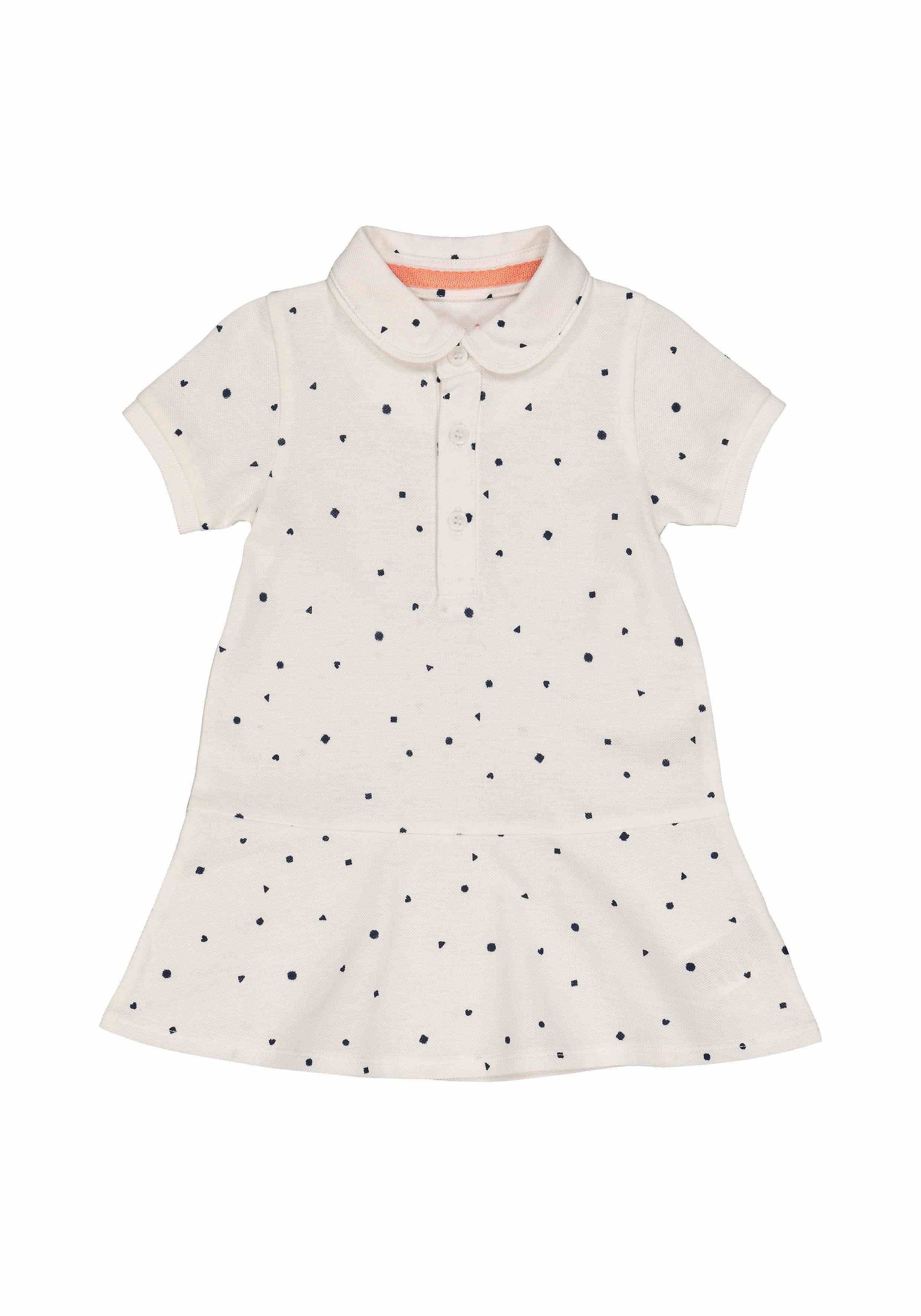 Cream Printed Dress