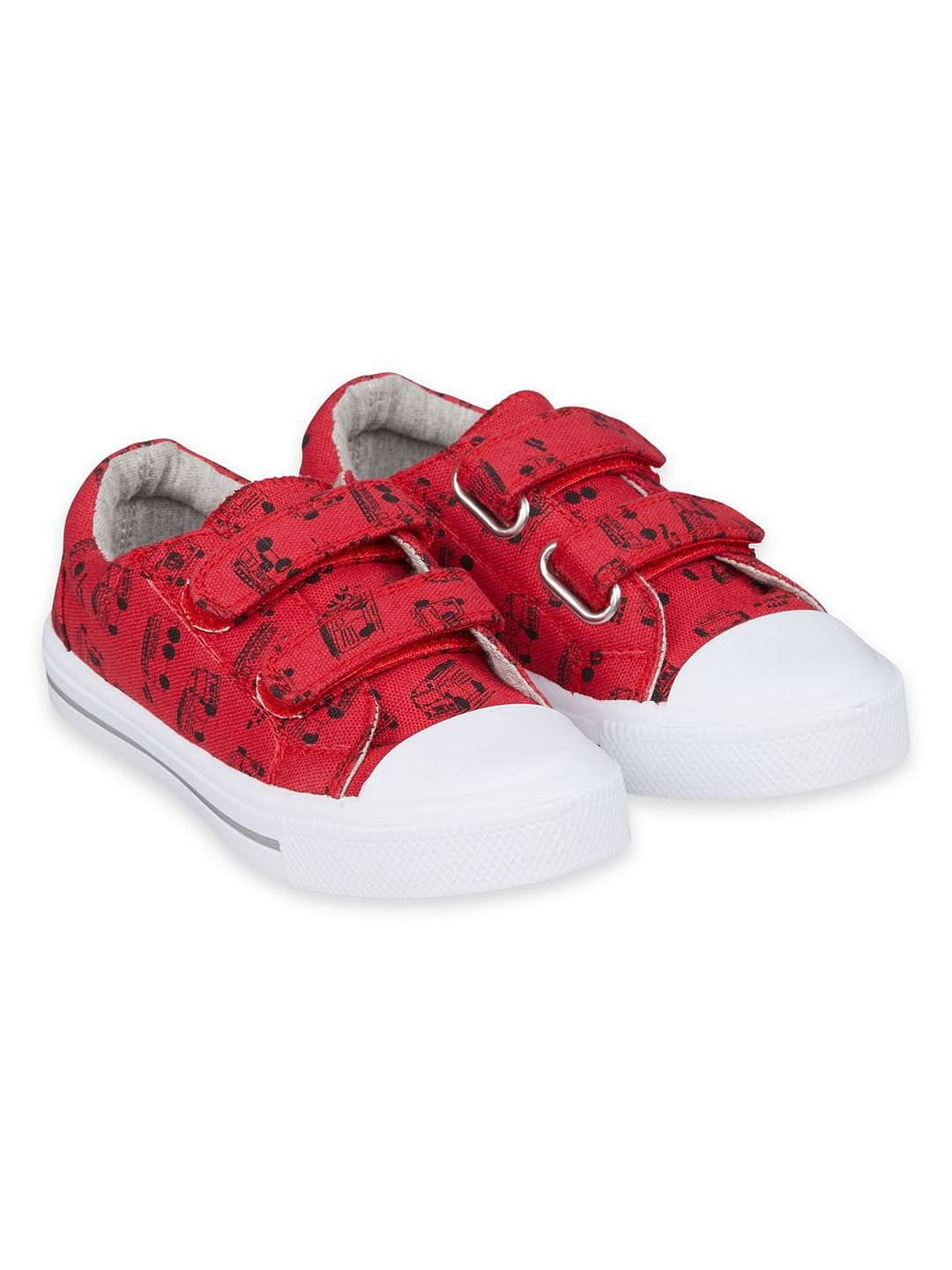 Mothercare | Fire Engine Canvas Trainers 0
