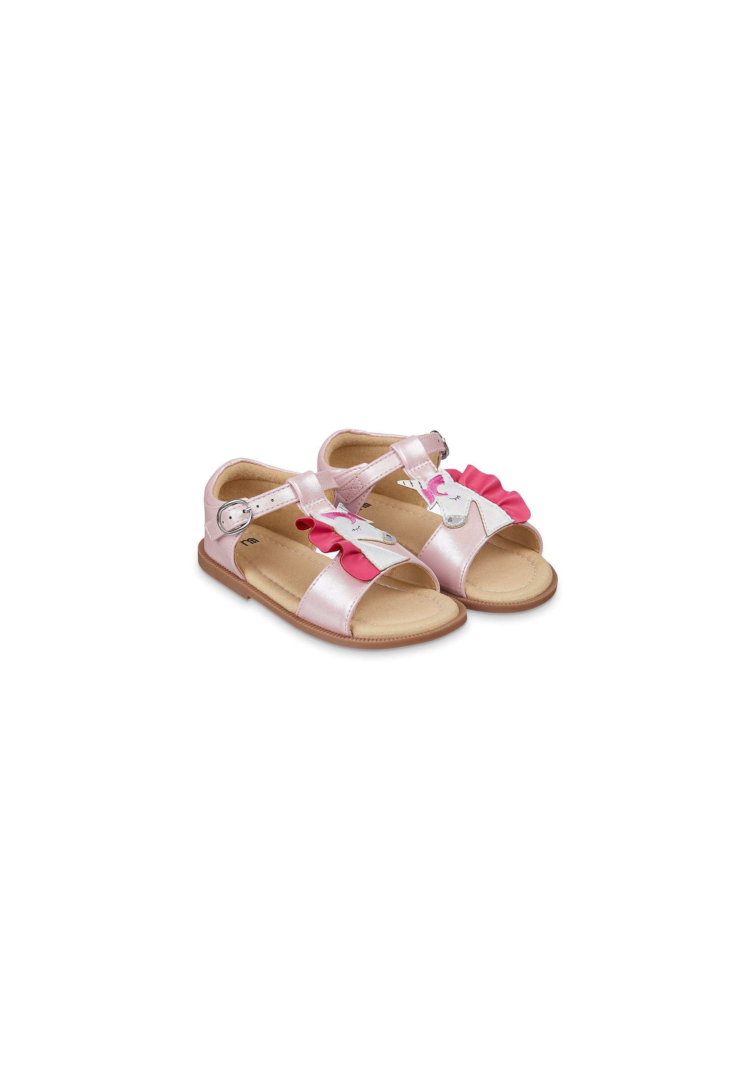 Mothercare | Sparkly Pink Unicorn Sandals 0