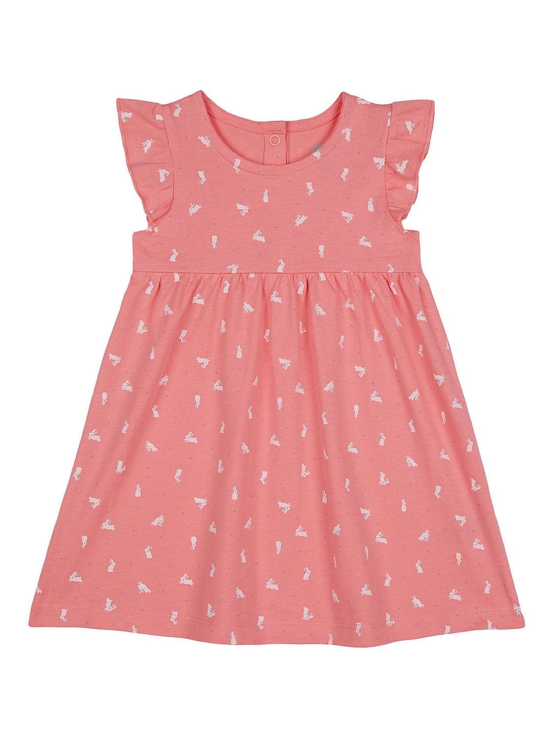 Mothercare | Girls Sleeveless Casual Dress - Printed Pink 0