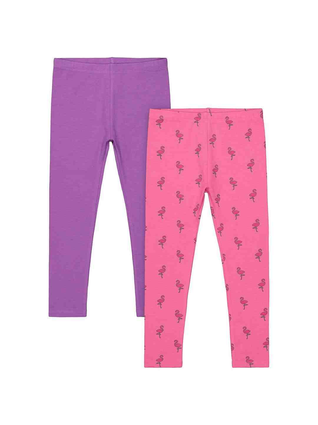 Girls Leggings - Purple and Pink