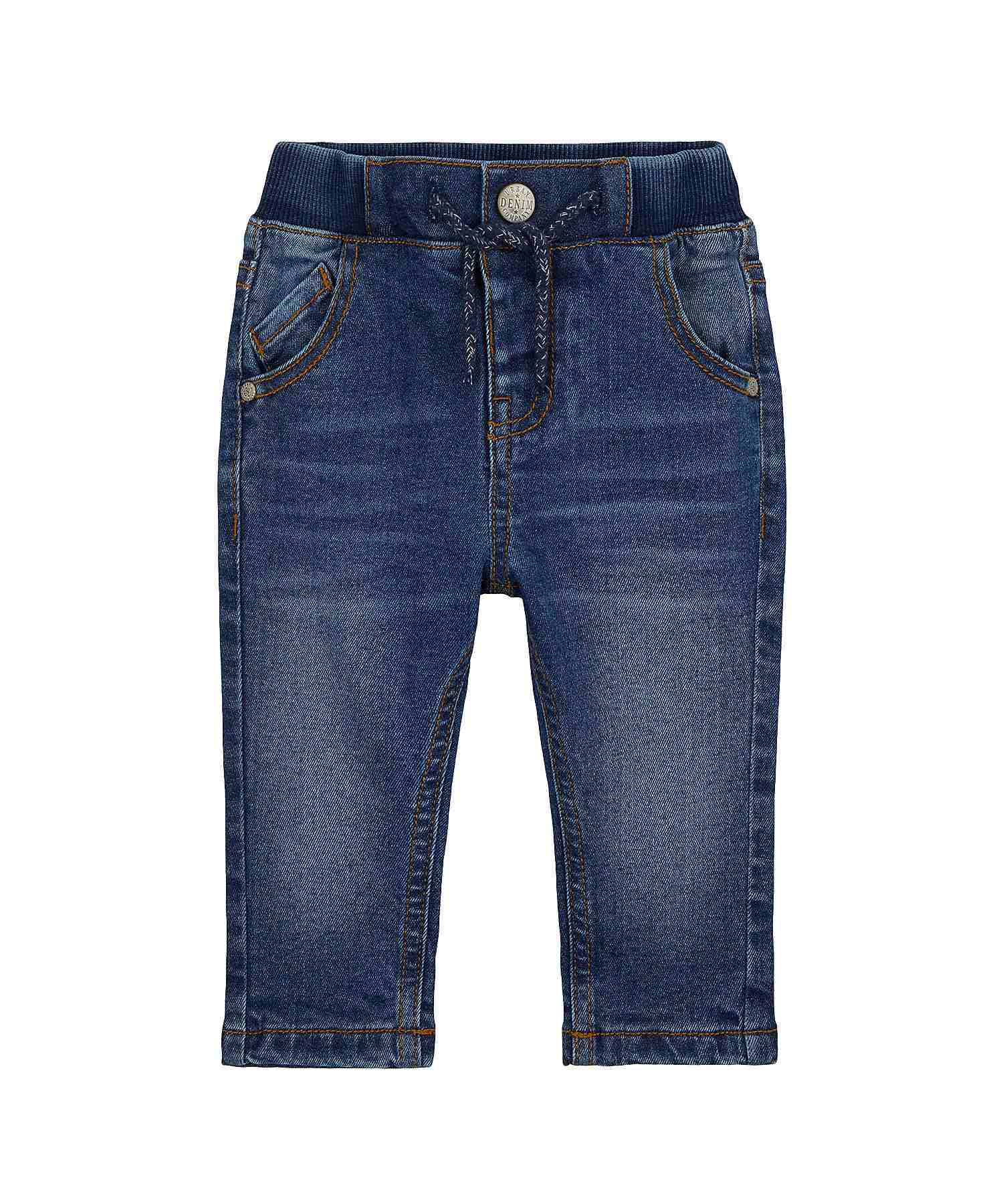 Mothercare Boys Ribbed Waistband jeans - Blue