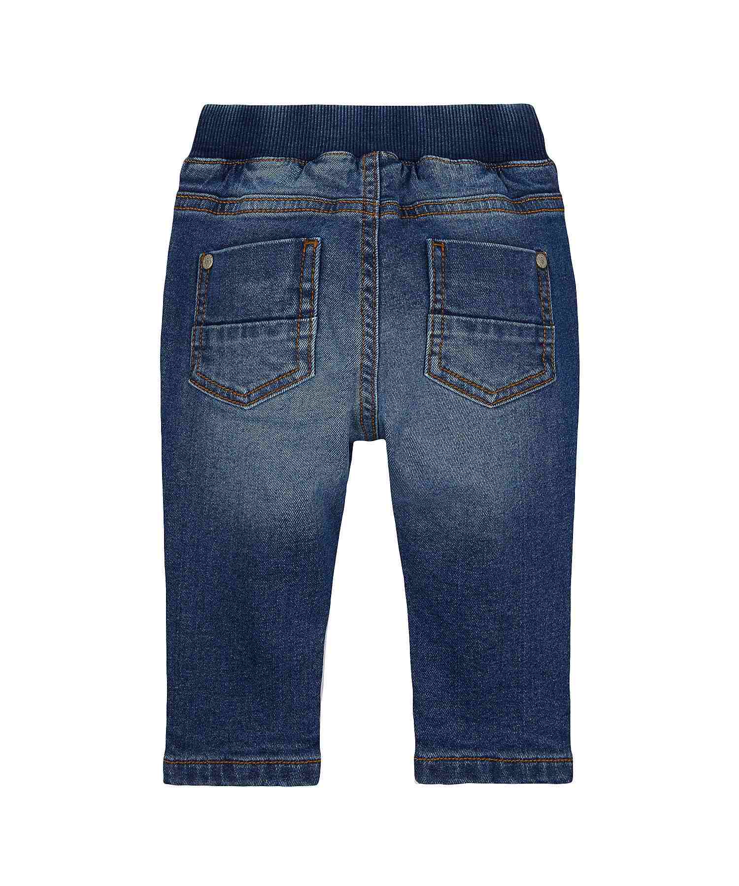 Mothercare Boys Ribbed Waistband jeans - Blue