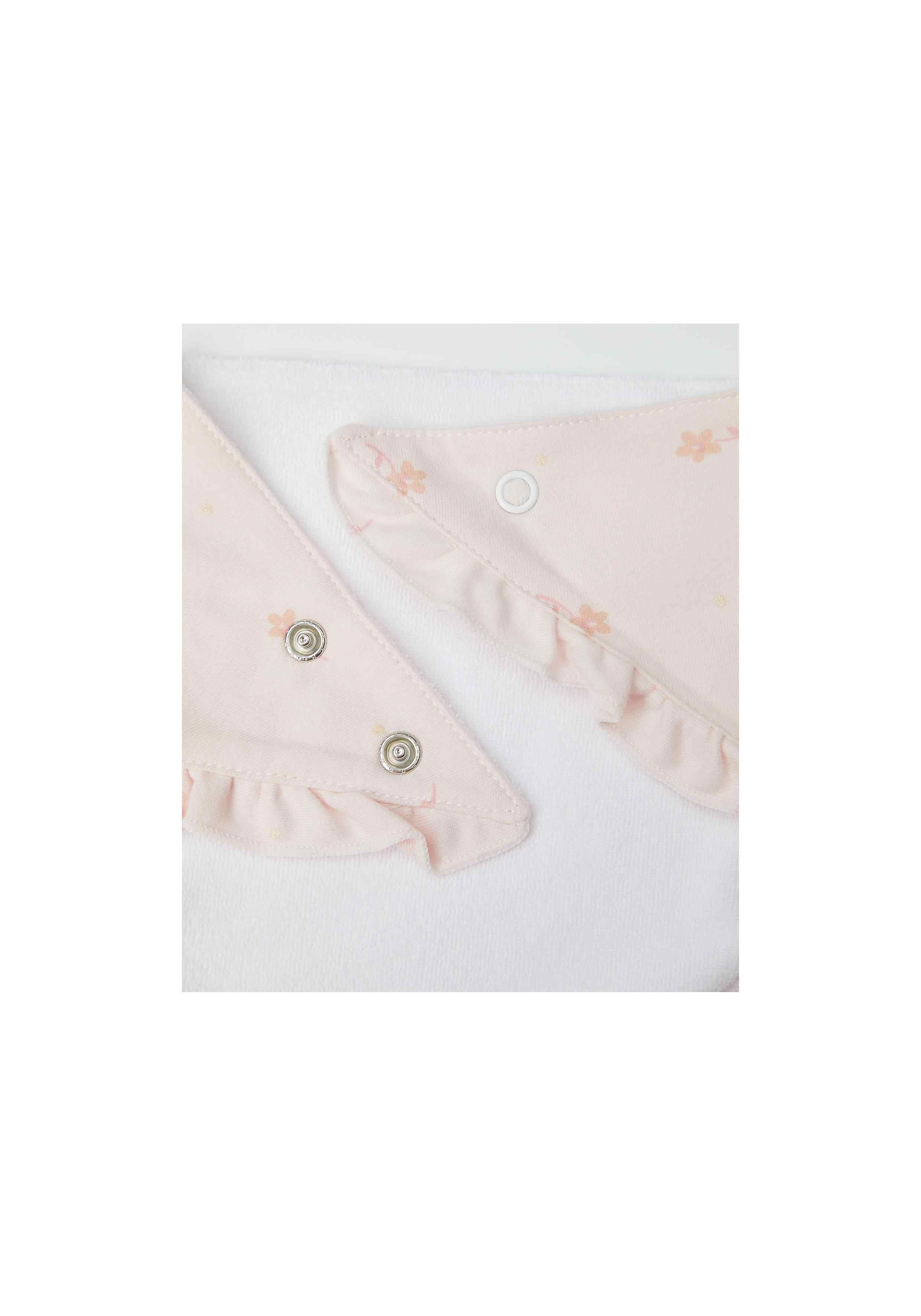 Mothercare Pretty Floral Dribbler Bibs - Pack of 2 - Pink