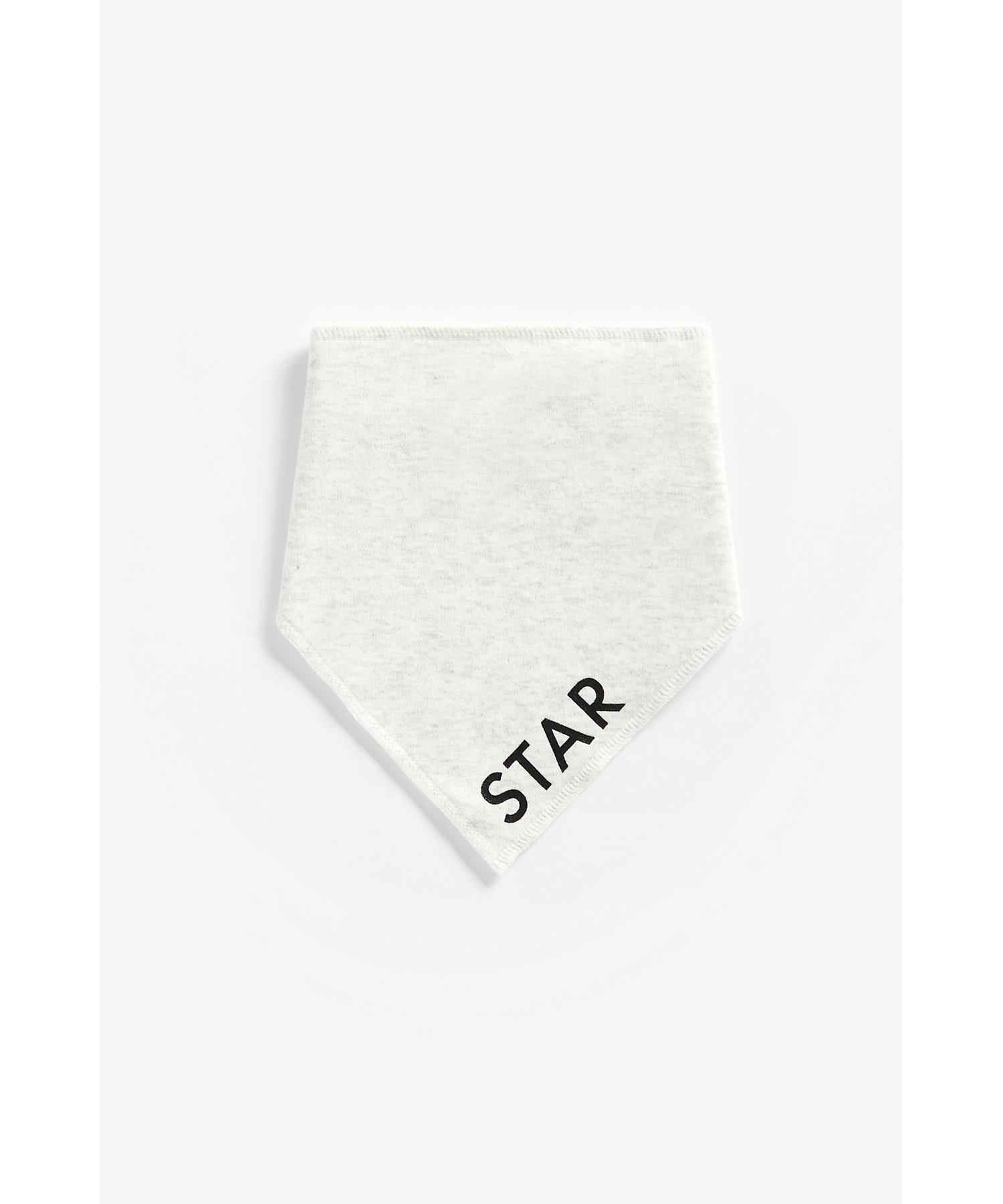 Mothercare Star Dribbler Bibs - Pack of 3 - Multicolor