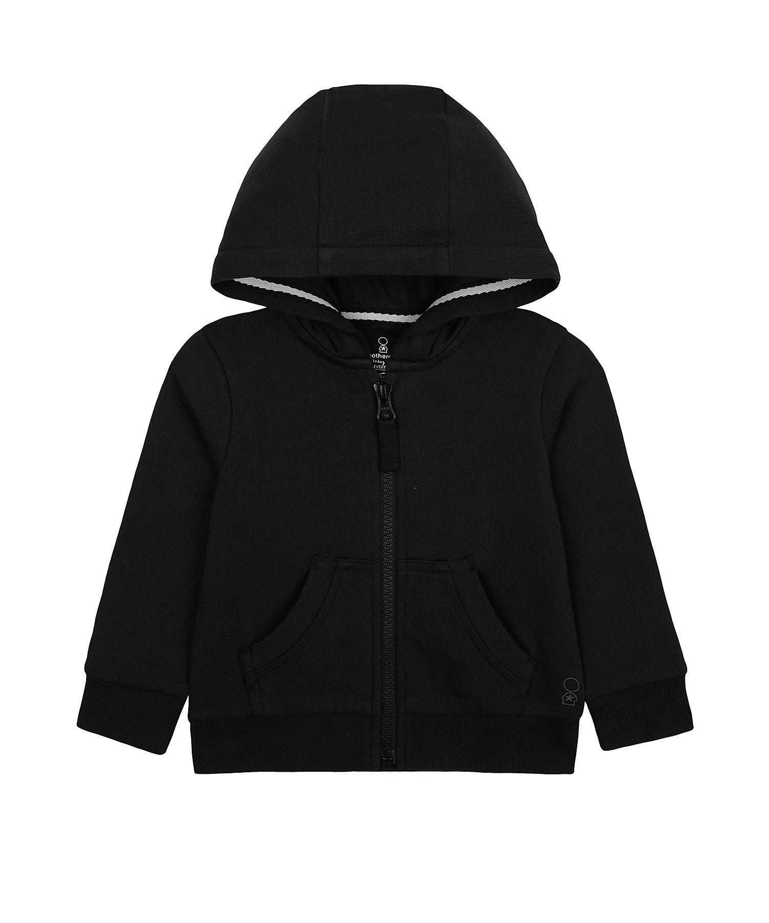 Mothercare Boys 100% Cotton Full Sleeves Sweatshirt - Black