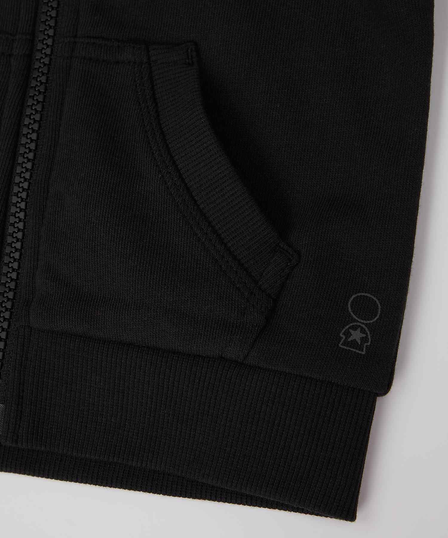 Mothercare Boys 100% Cotton Full Sleeves Sweatshirt - Black