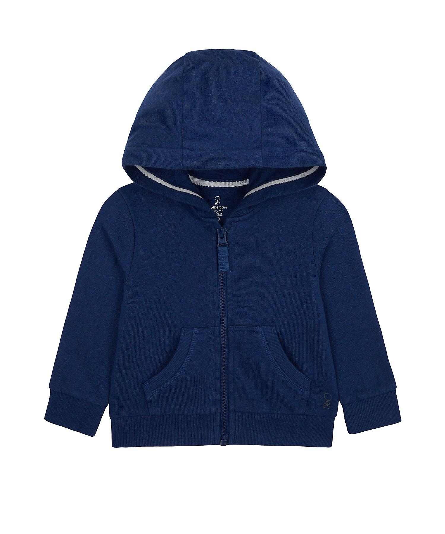 Mothercare Boys 100% Cotton Full Sleeves Sweatshirt - Navy