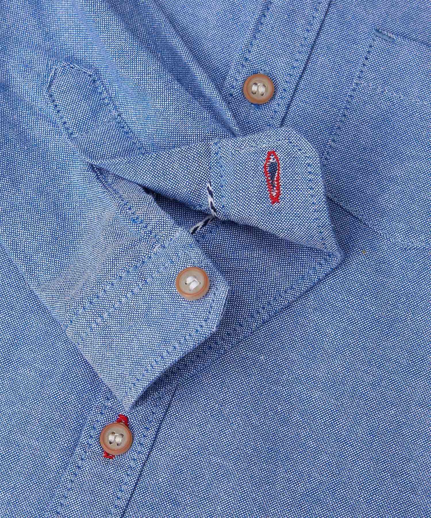 Mothercare Boys 100% Cotton Full Sleeves Shirts - Blue