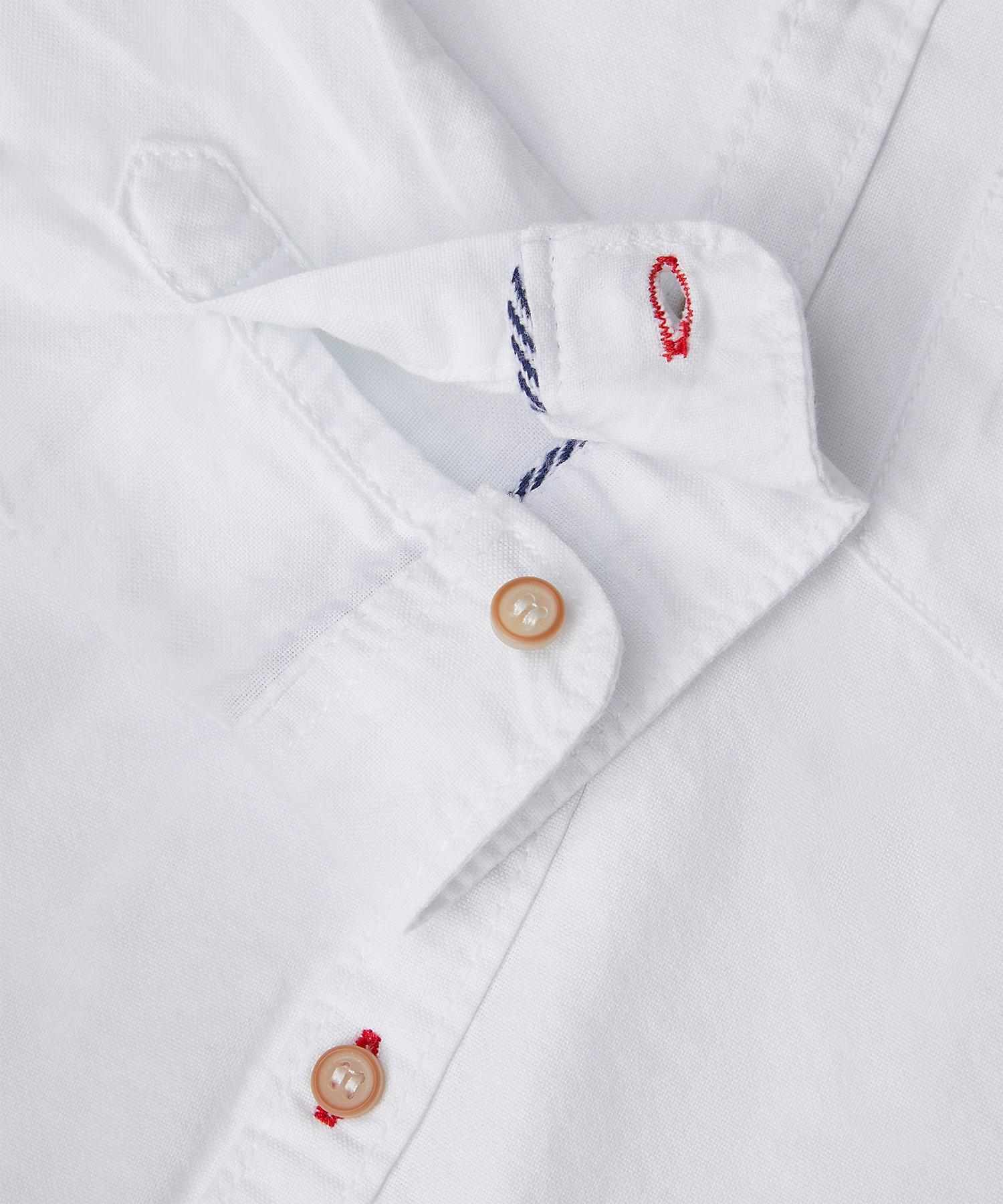 Mothercare Boys 100% Cotton Full Sleeves Shirts - White