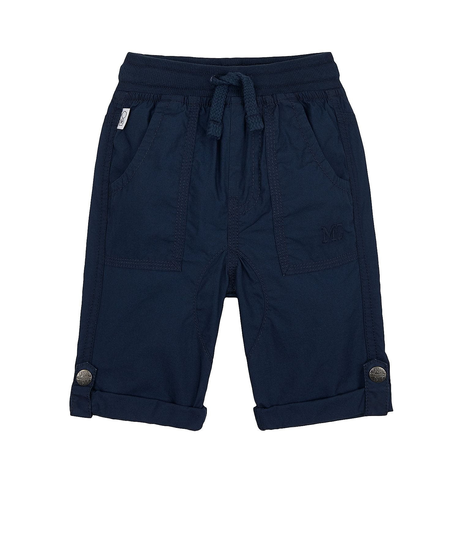 Mothercare | Boys Trousers Roll-Up Hem - Navy 0