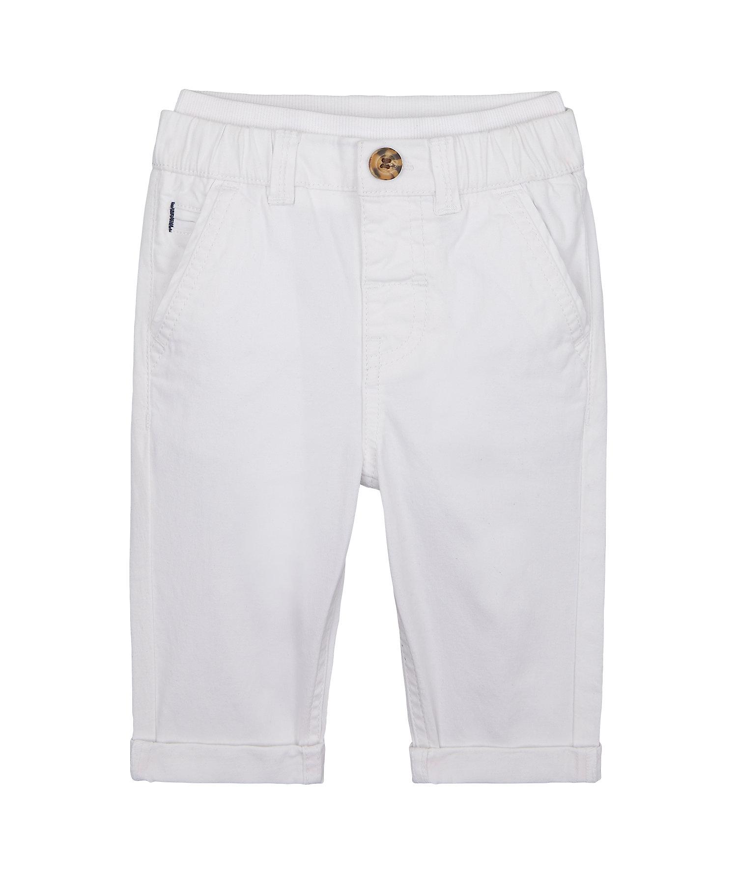 Mothercare Boys breathable Trousers - White