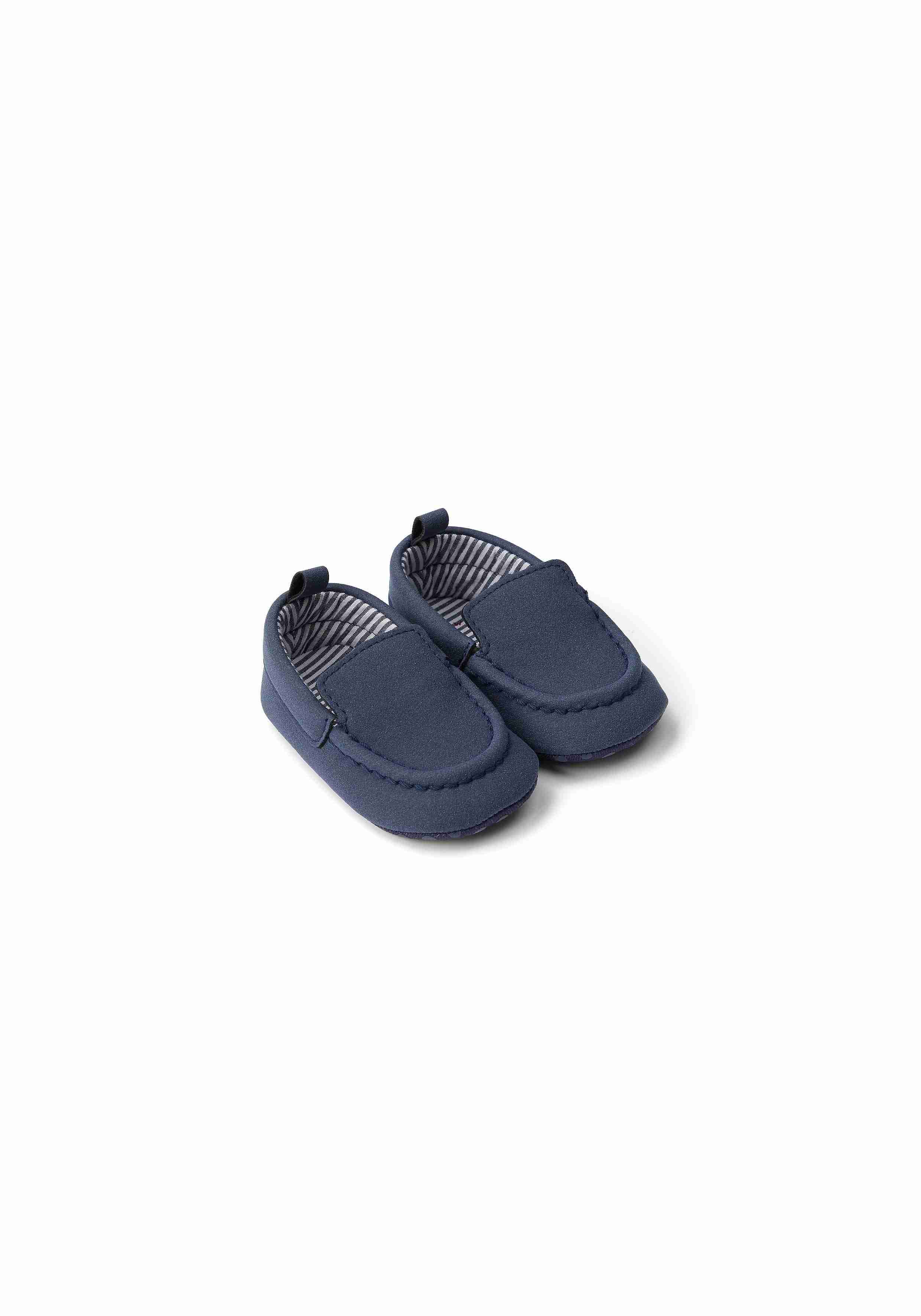 Boys Moccasins Shoes  - Navy