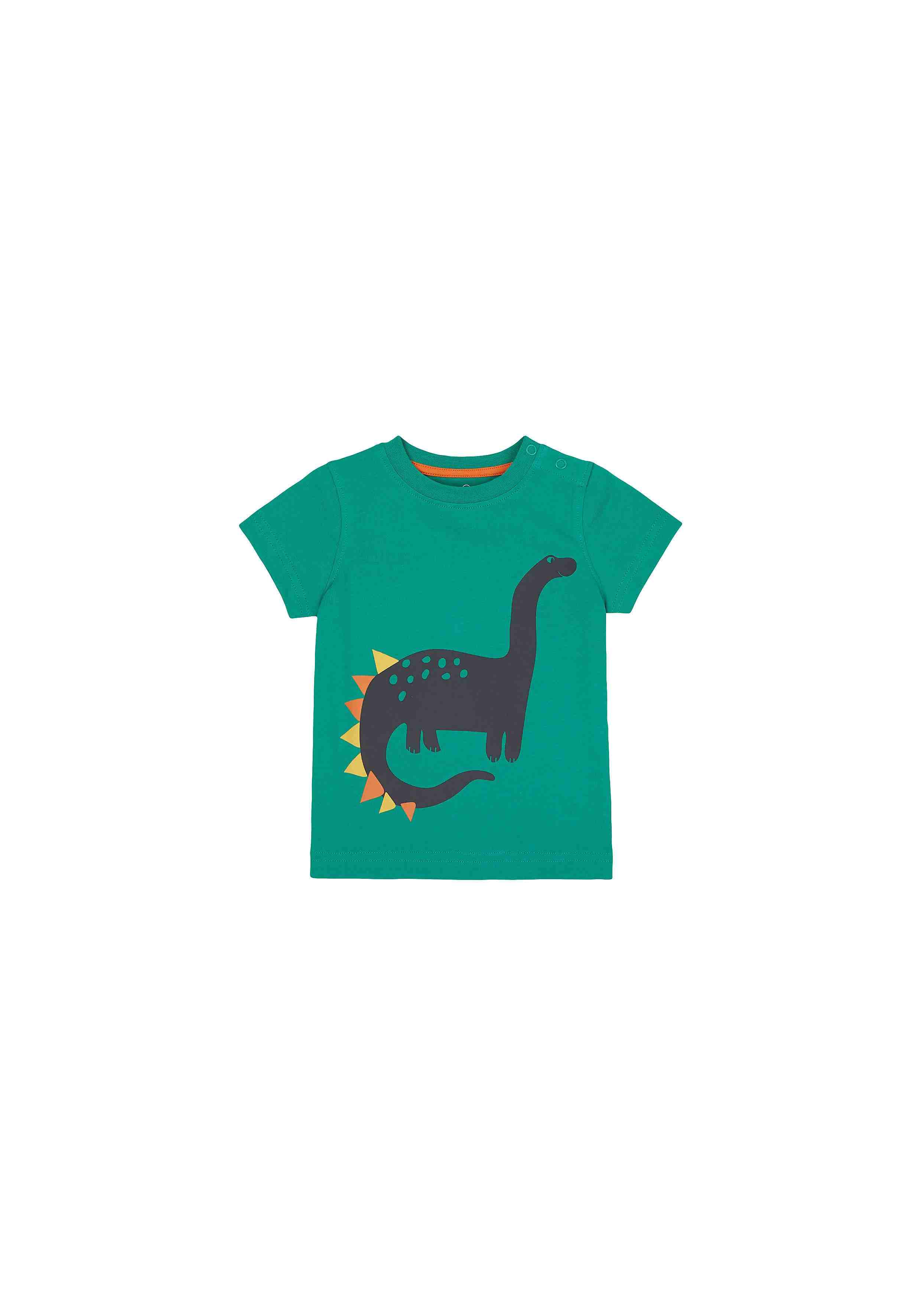 Mothercare Boys 100% Cotton Half Sleeves T-Shirt - Teal