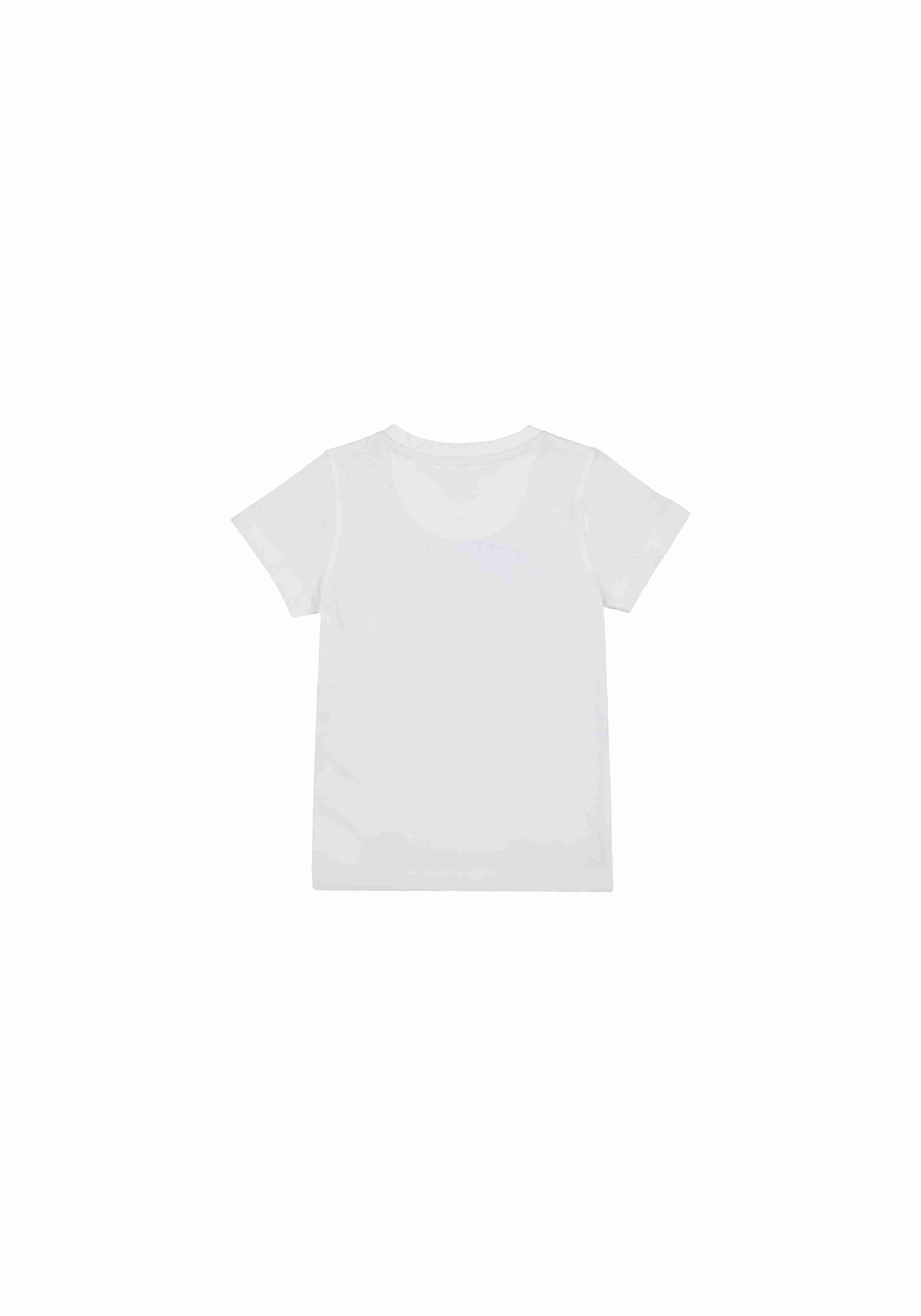 Mothercare Boys 100% Cotton Half Sleeves T-Shirt - White
