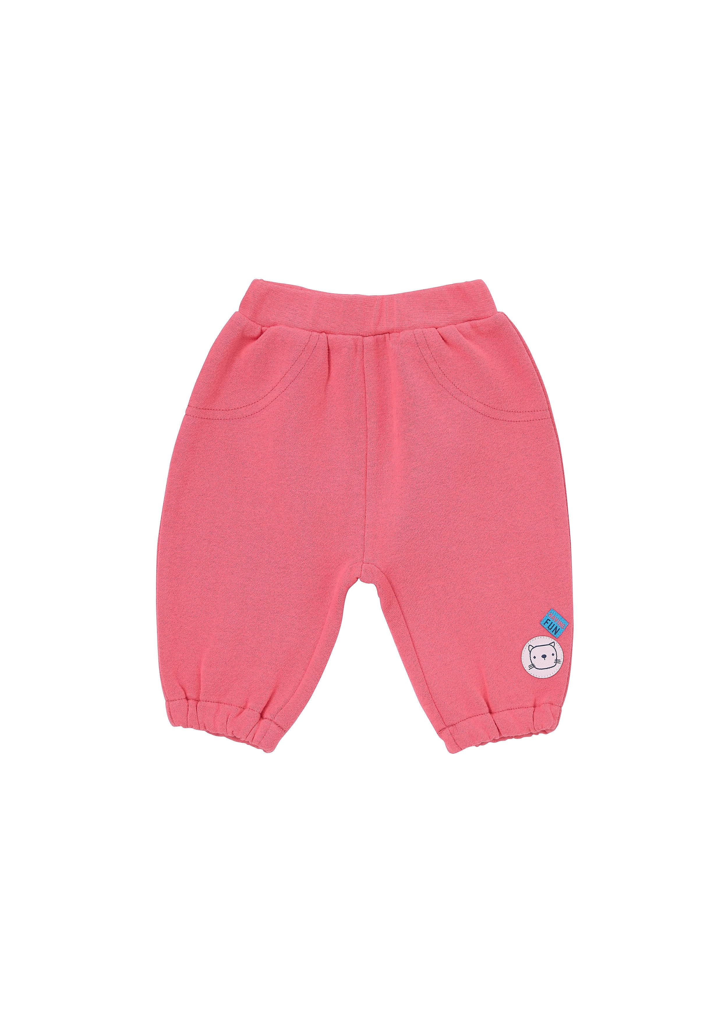 Mothercare | Girls Joggers 3D Details - Pink 0