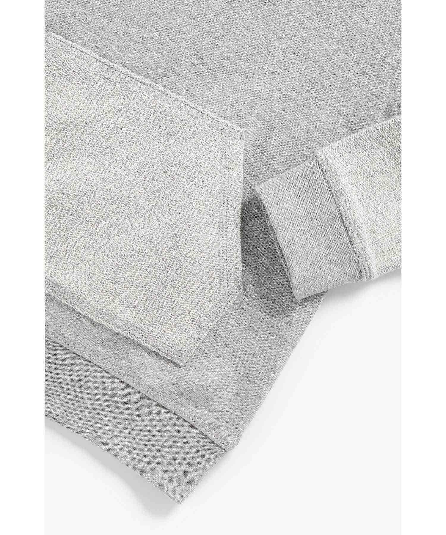 Mothercare Boys Full Sleeves Jogger and Hoodie Set - Grey