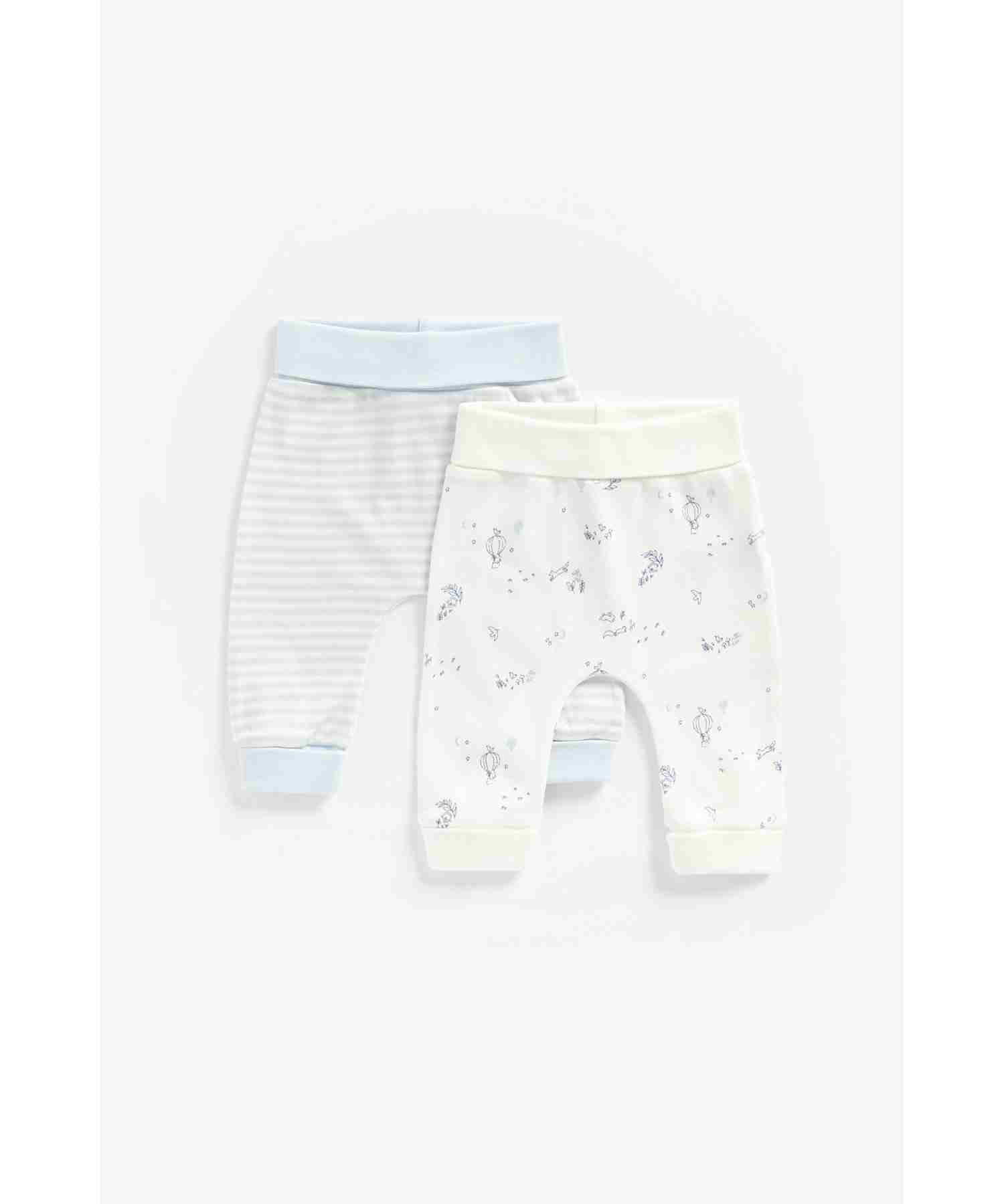 Mothercare Boys Balloon Print Jogger - Pack of 2 - Multicolor