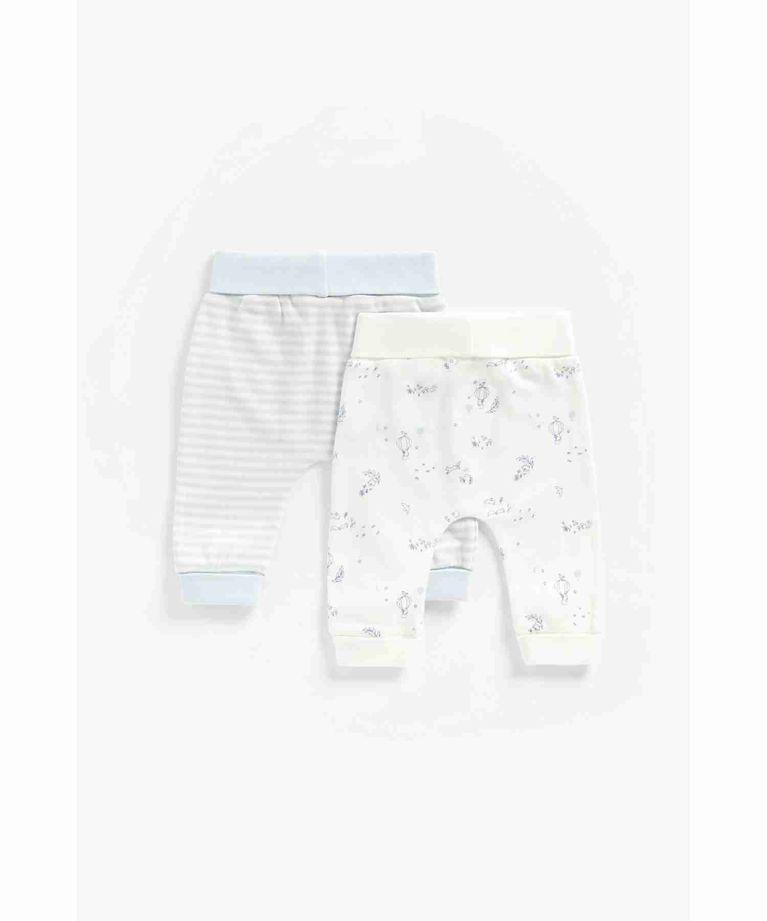 Mothercare Boys Balloon Print Jogger - Pack of 2 - Multicolor