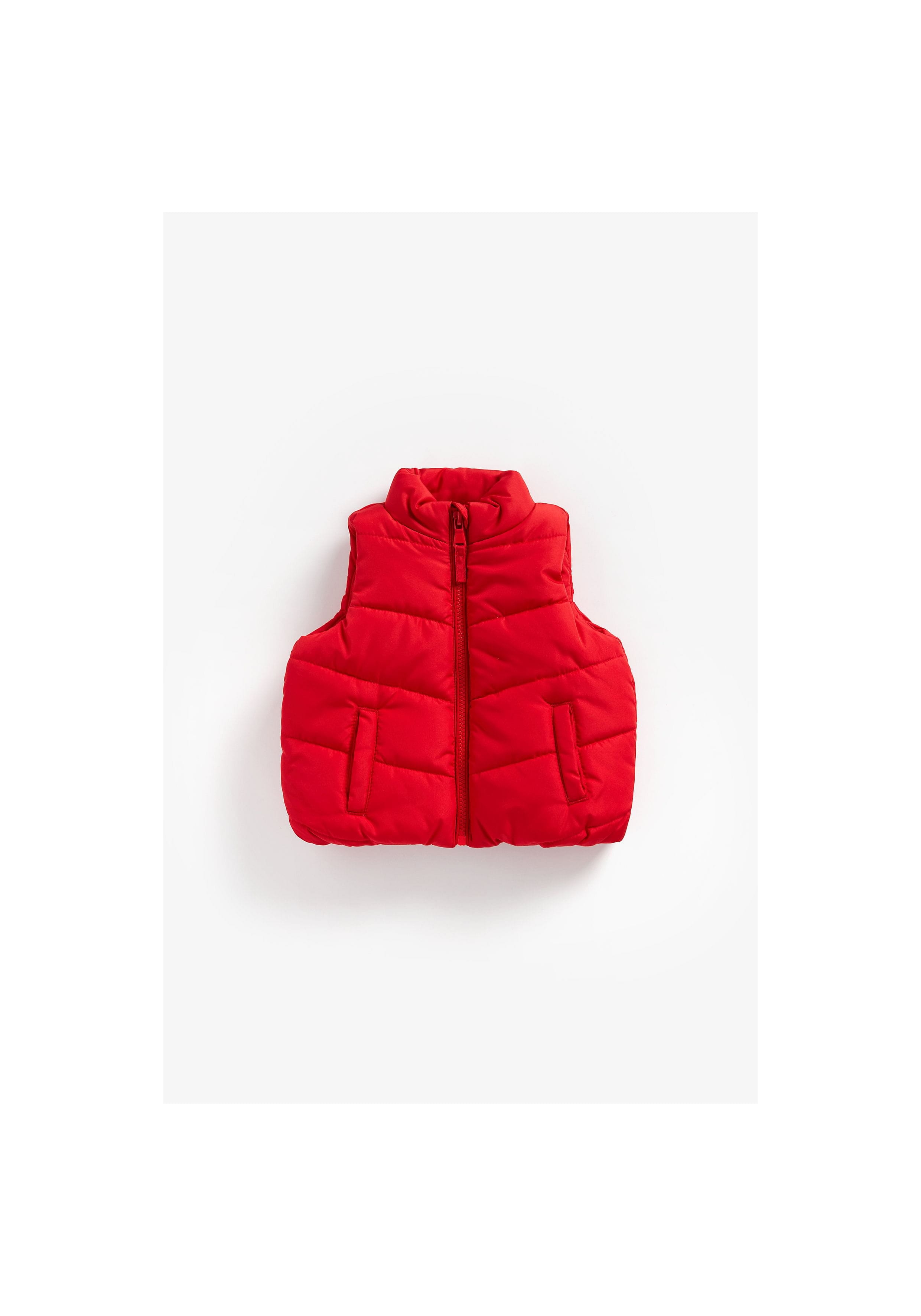 Mothercare | Boys Sleeveless Quilted Jacket - Red 0