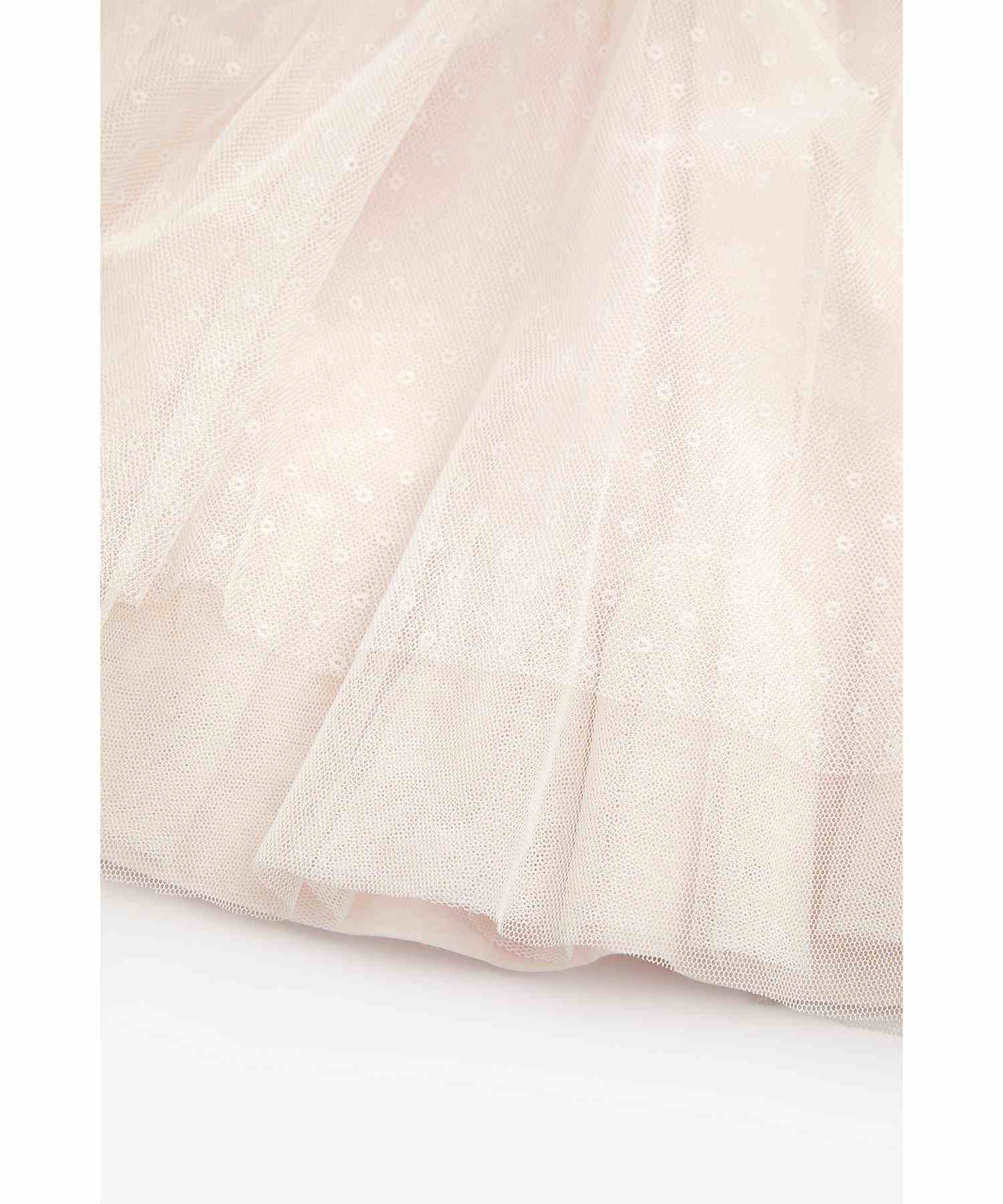 Mothercare Girls Half Sleeves Dress - Pink