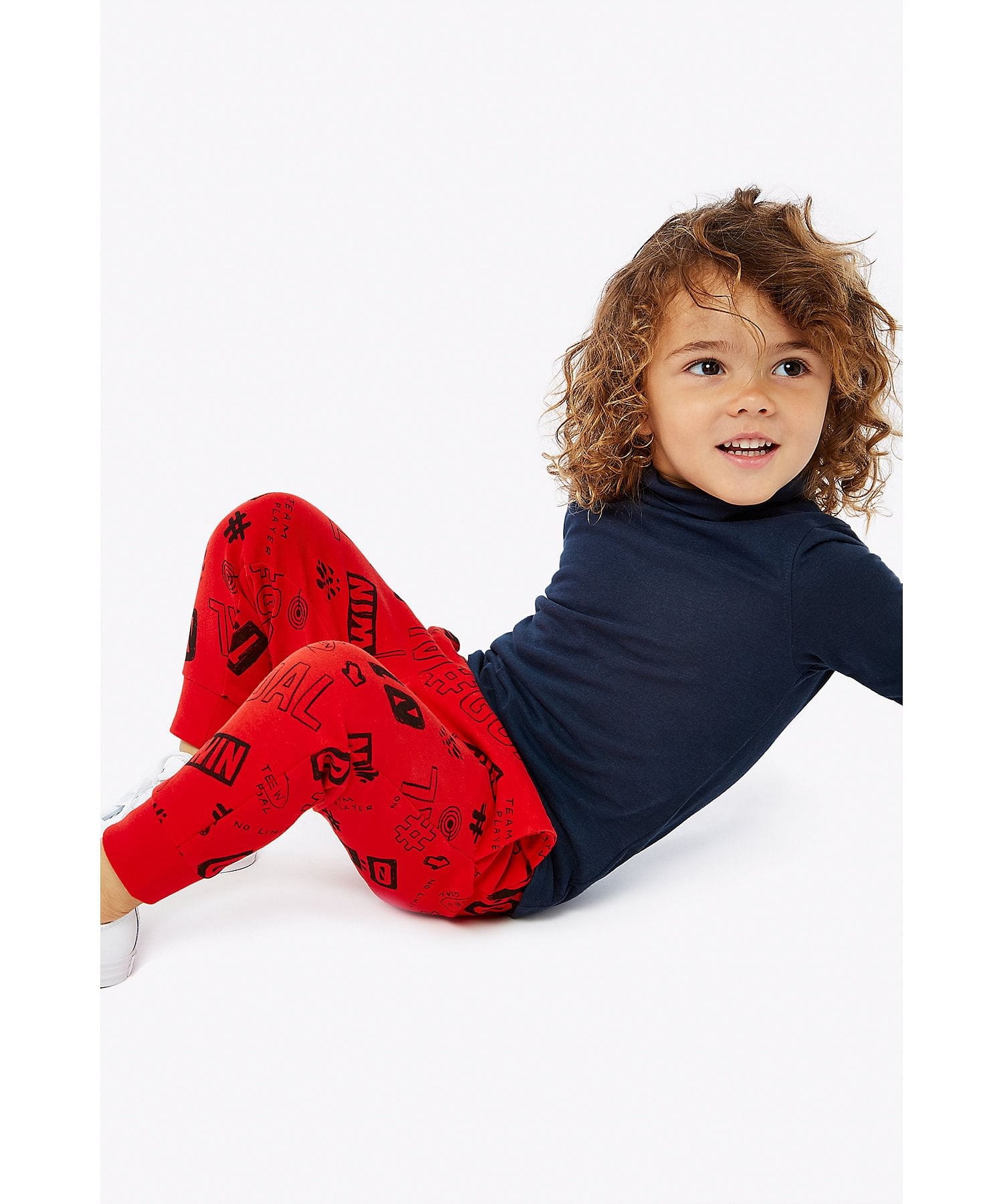 Mothercare | Boys Joggers Text Print - Red 0
