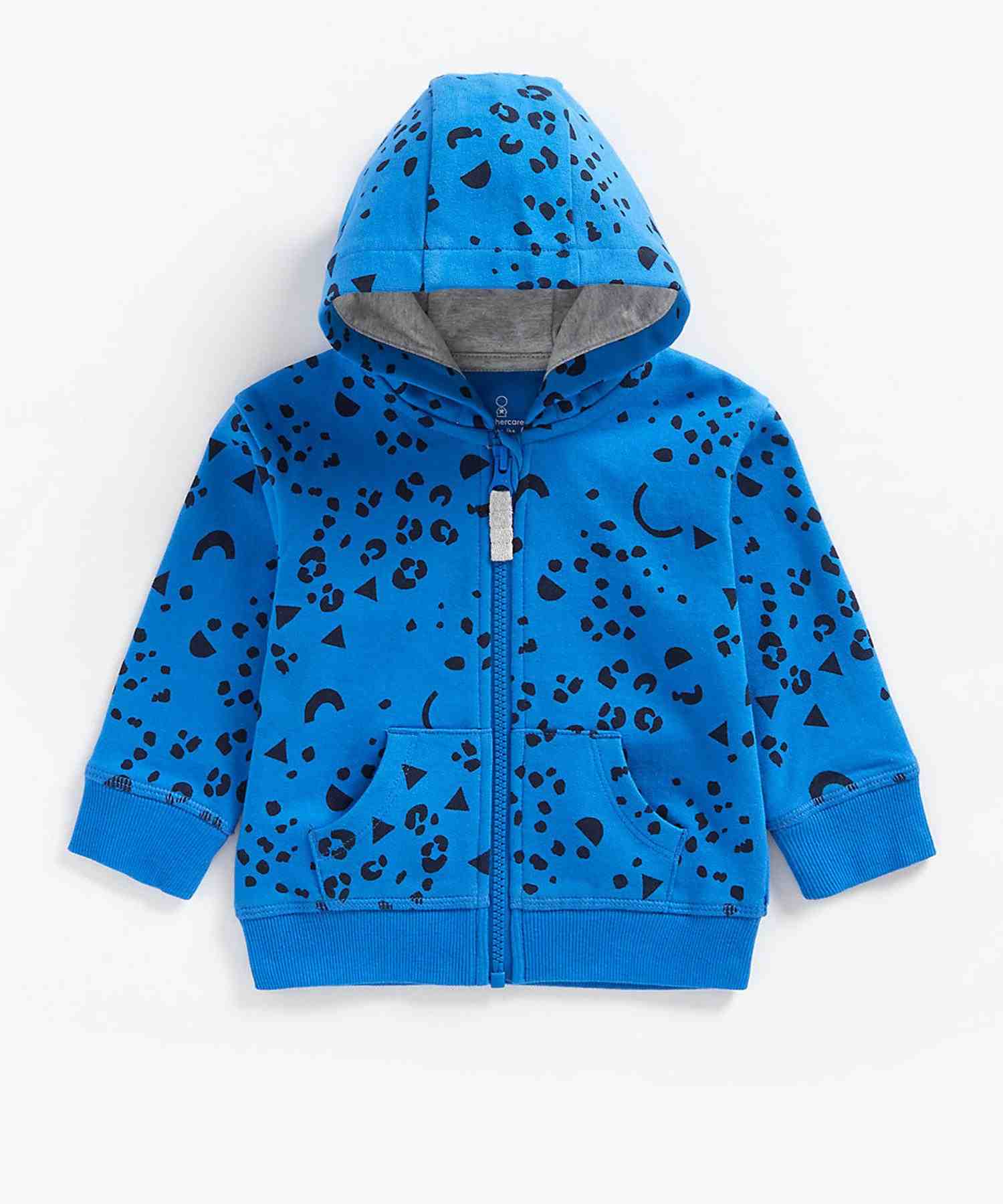 Mothercare Boys 100% Cotton Full Sleeves Sweatshirt - Blue